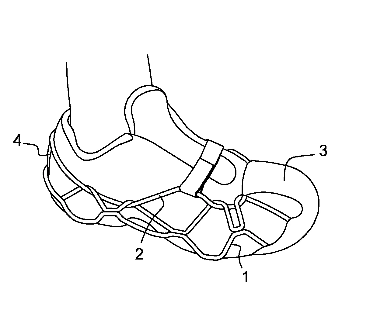 Chausson antiderapant