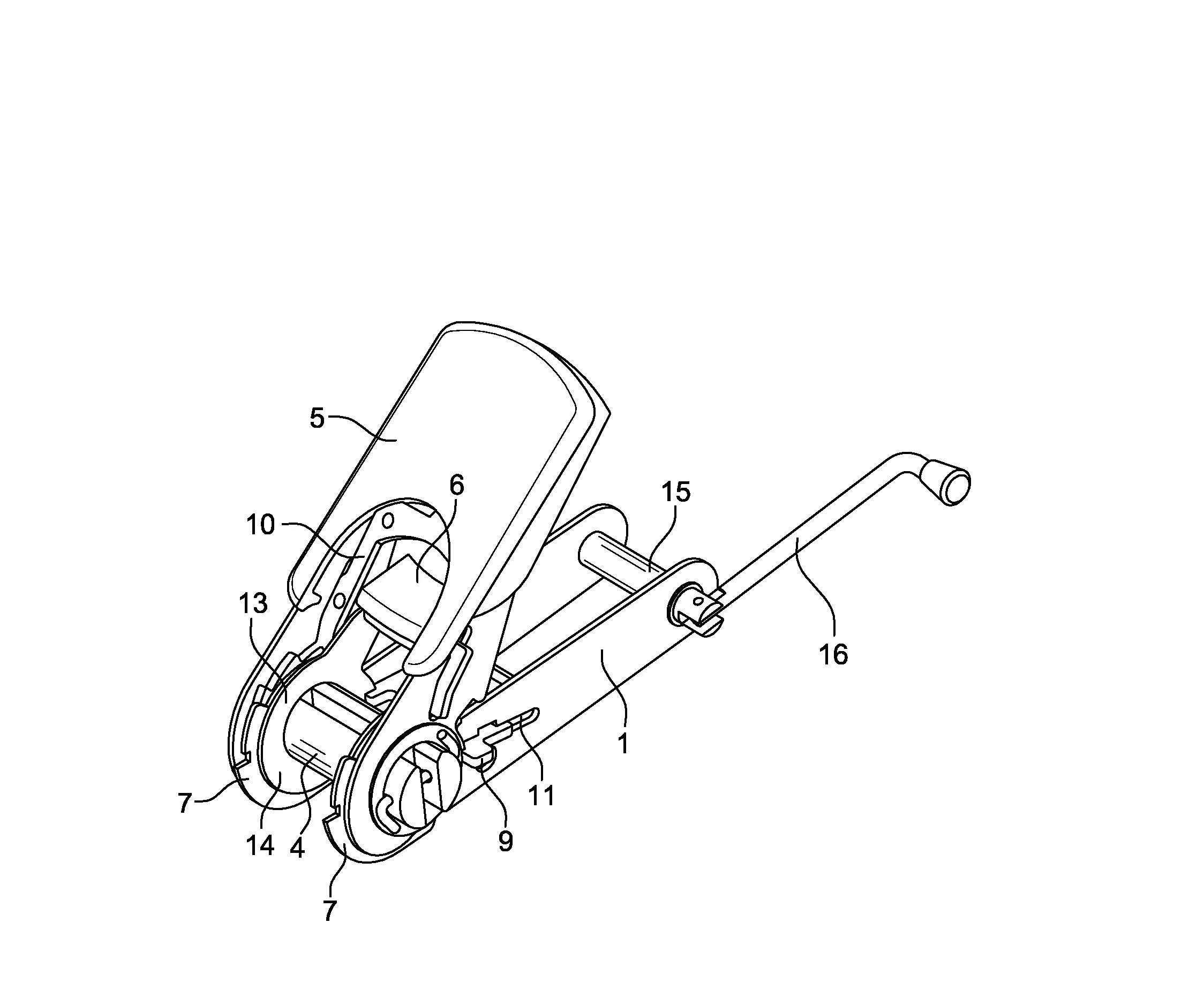 Dispositif tensionneur de sangles
