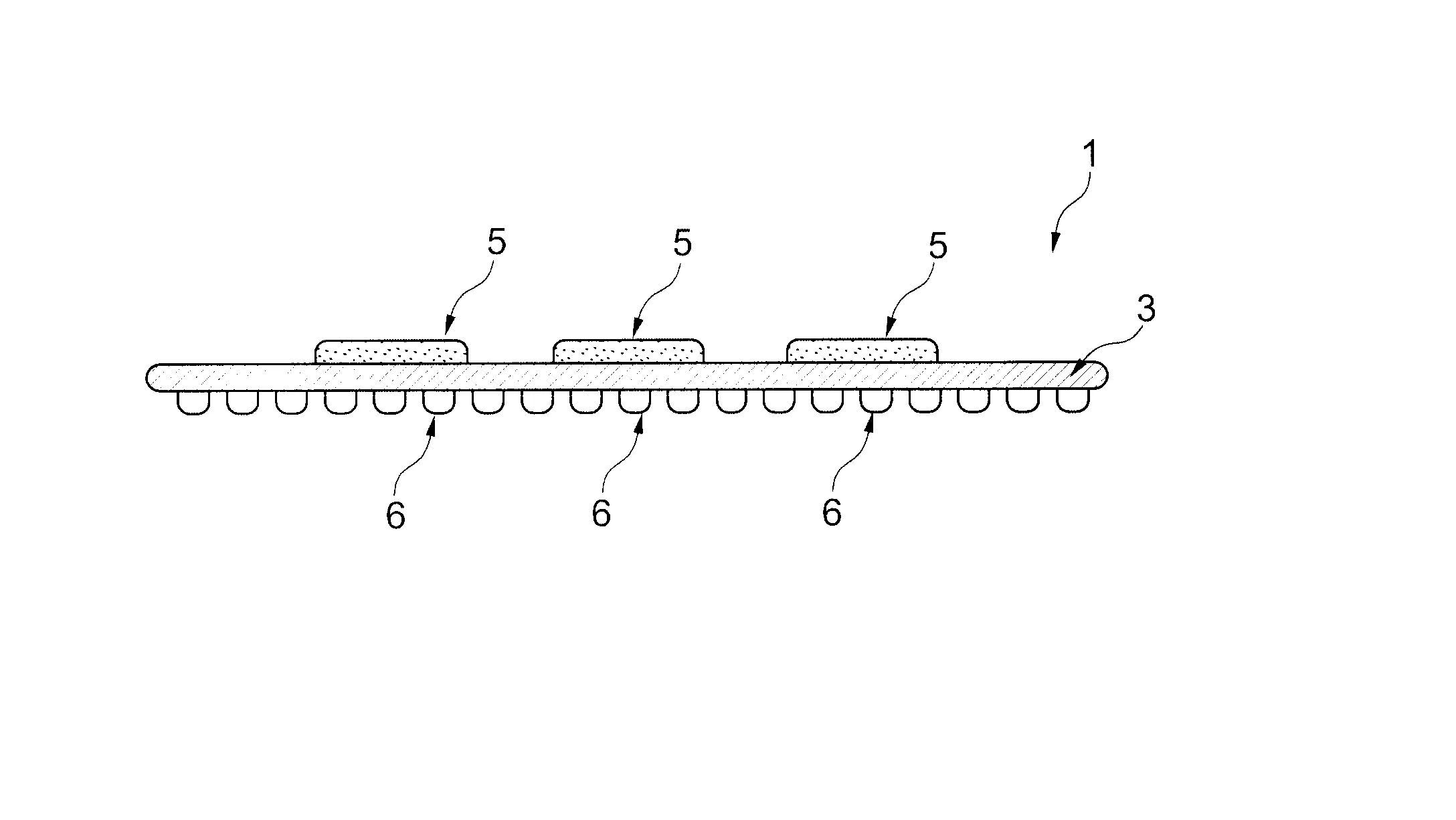 Substrat pour le maintien d'un article vestimentaire sur une partie du corps d'un utilisateur