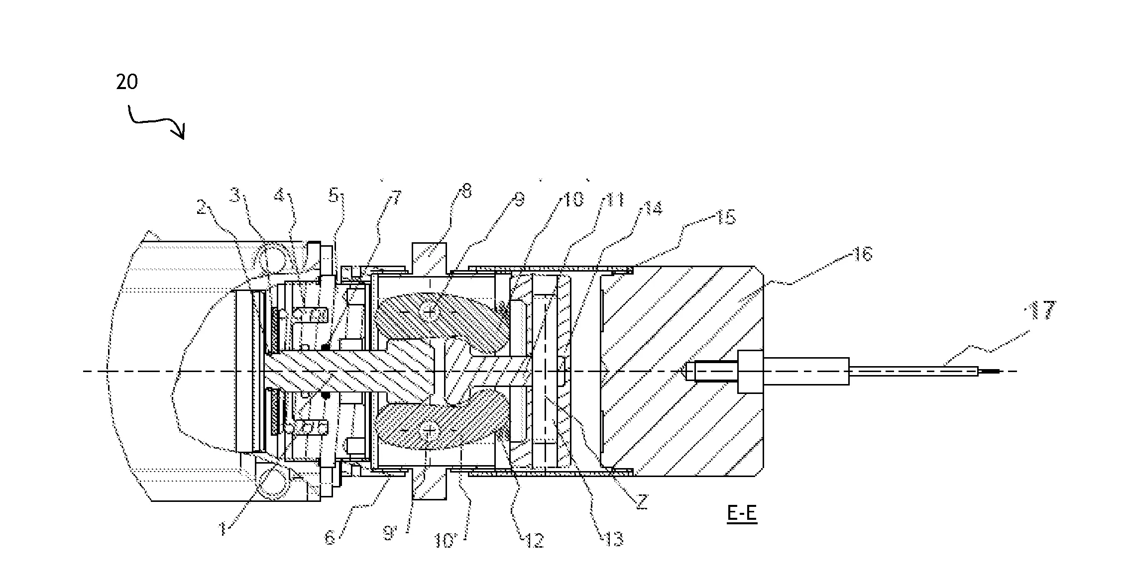 Ferme-porte a retenue electromecanique et a liaison mecanique a came.