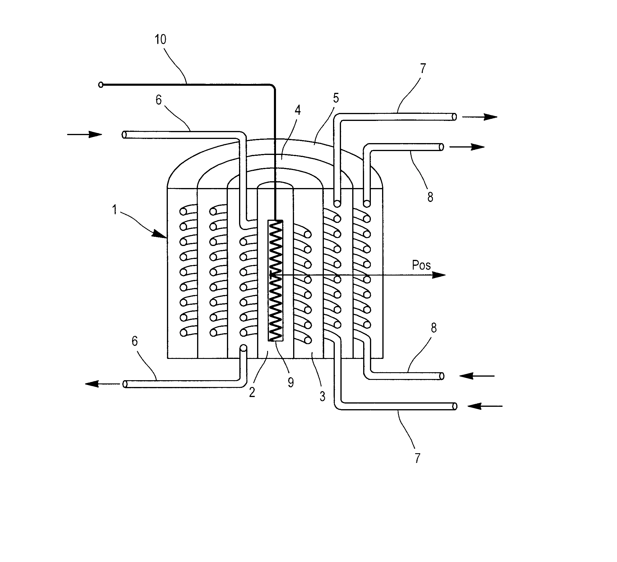 Dispositif de chauffage central solaire a accumulation d'energie