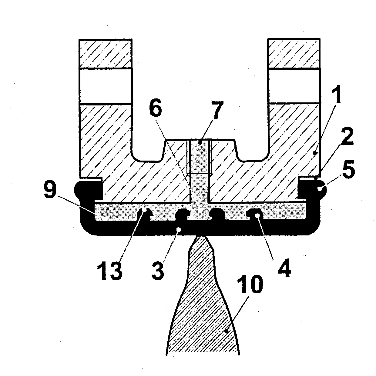 Robinet a bague a ancrages lateraux