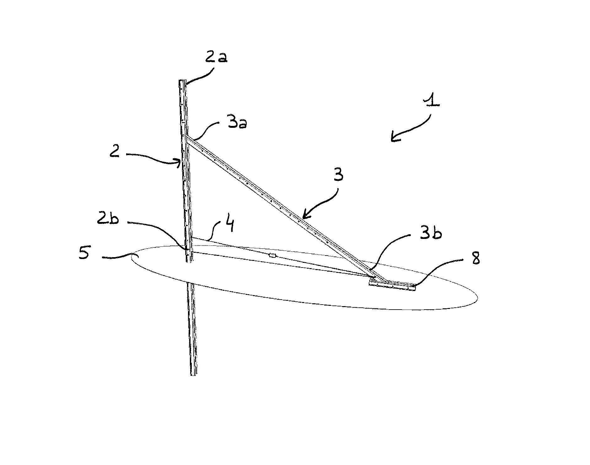 Poteau de depart/fin de ligne ou poteau d'angle d'une cloture
