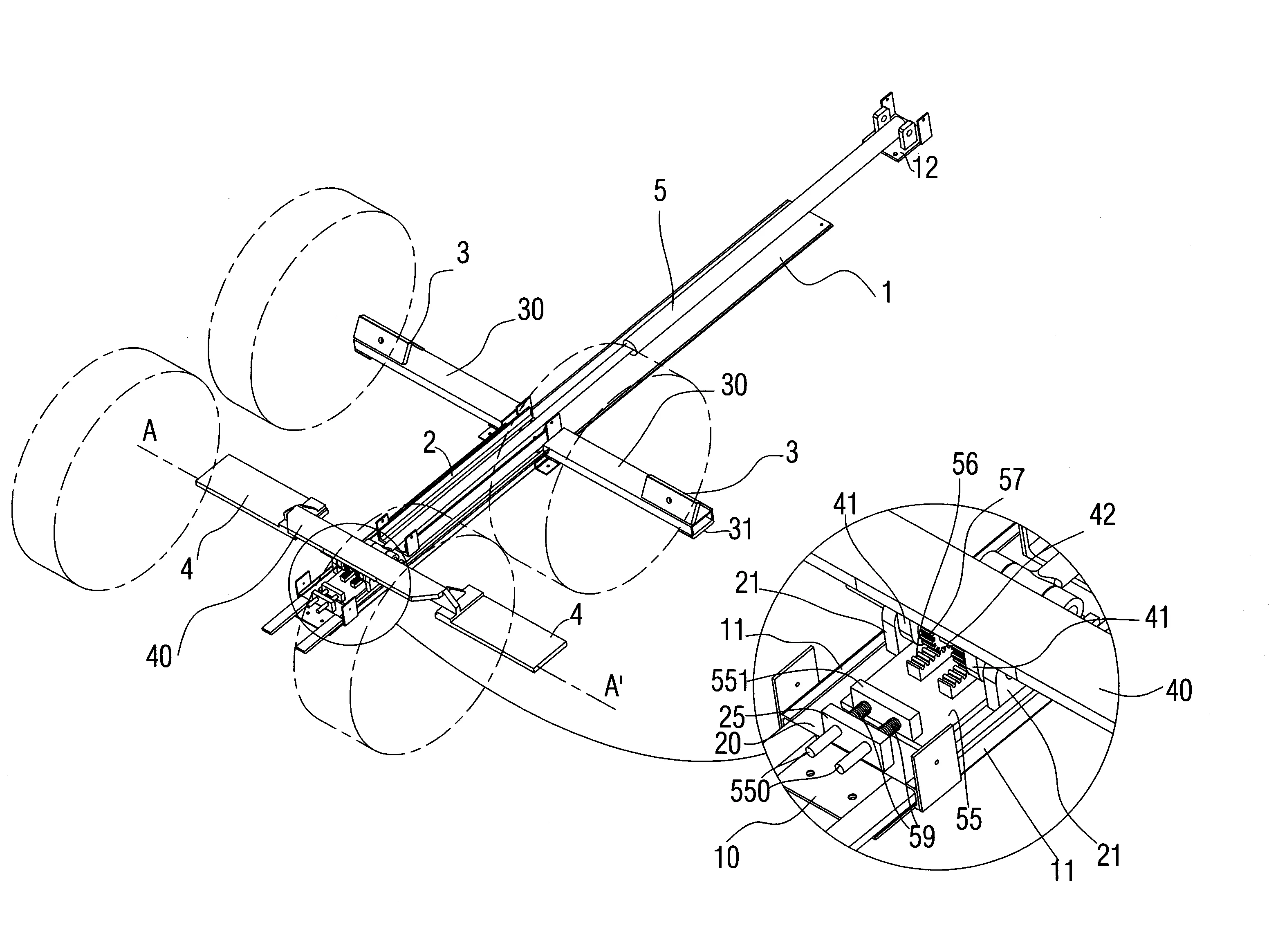 Dispositif de calage a quai d'un vehicule de transport de marchandises et installation le comportant