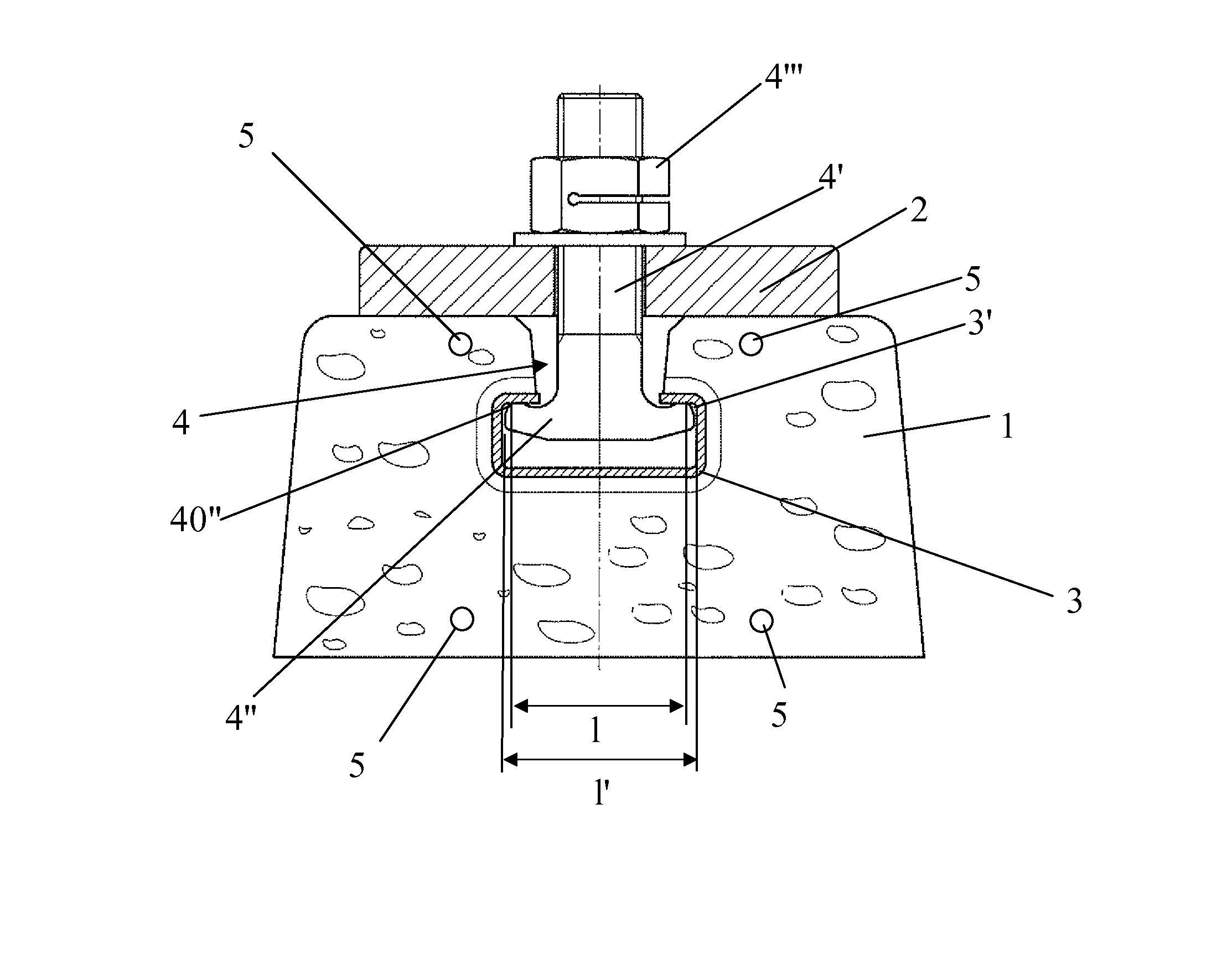 Dispositif de fixation des rails ou autres composants sur les traverses de voie, a resistance laterale amelioree