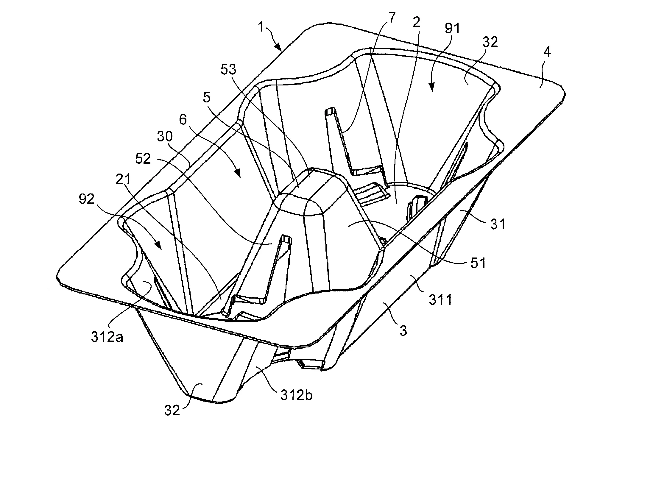 Plateau pour porter des gobelets