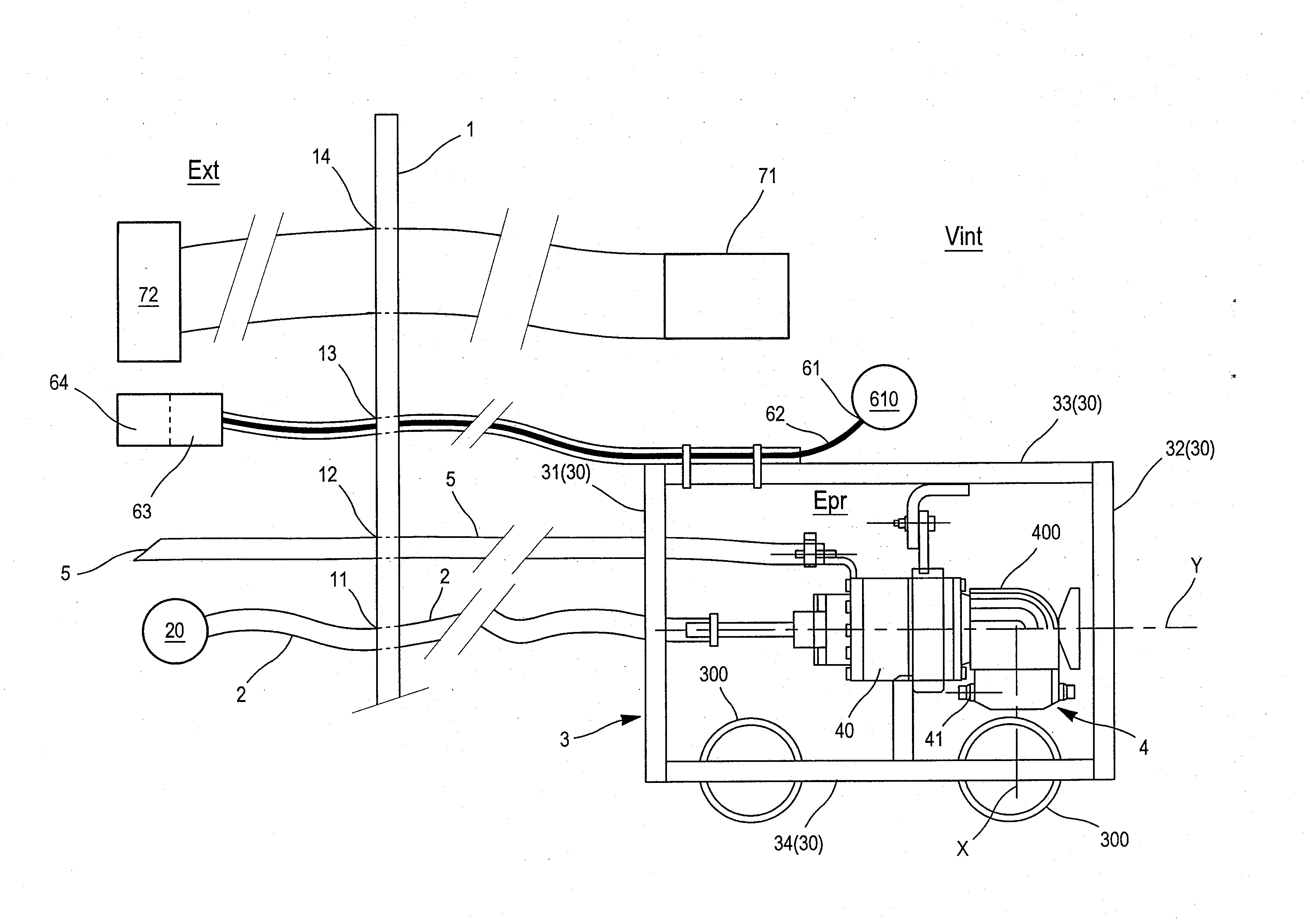 Equipement pour le nettoyage de reservoirs destines au stockage de produits inflammables