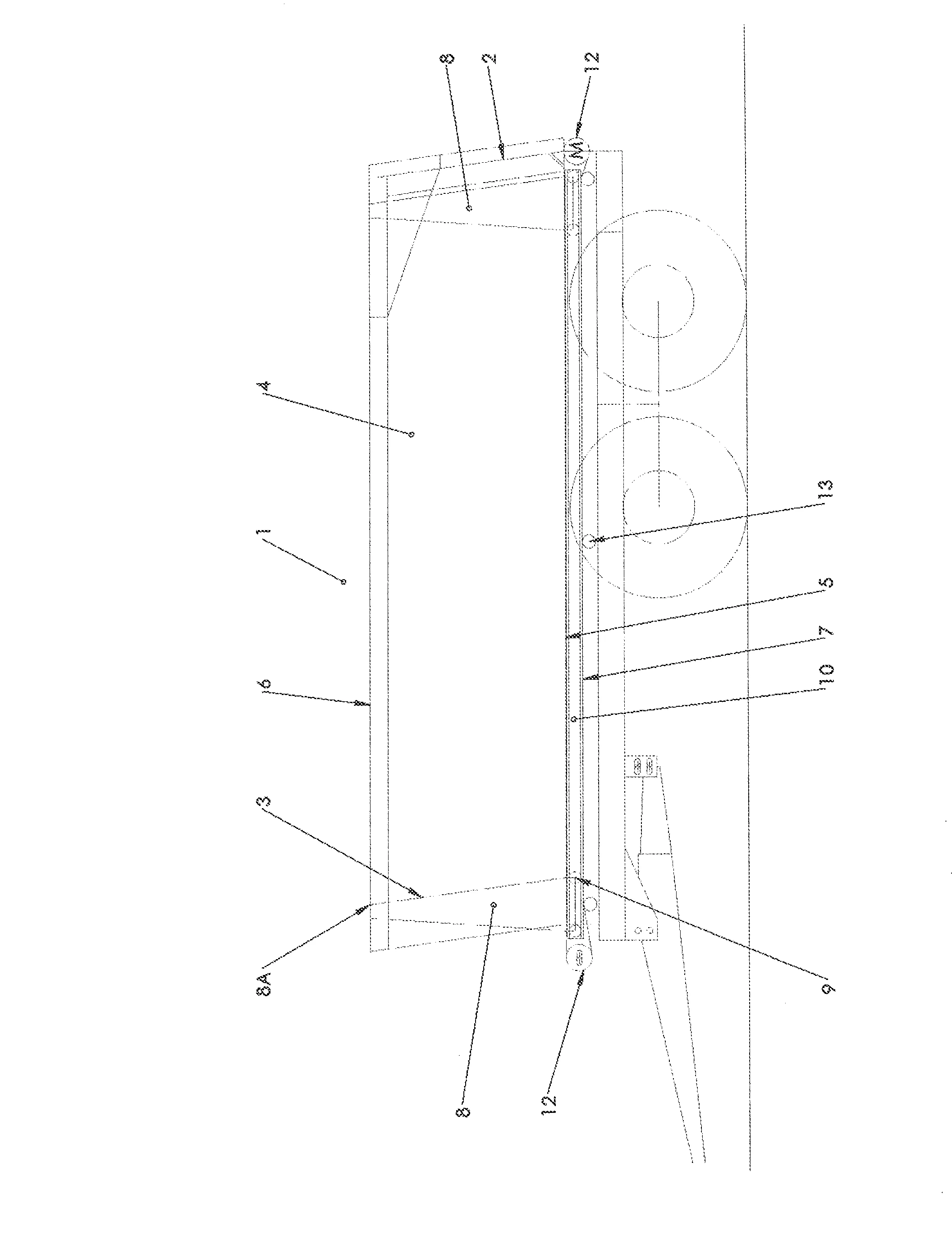 Benne, de preference montee sur engin roulant, pour le stockage et/ou le transport de charges