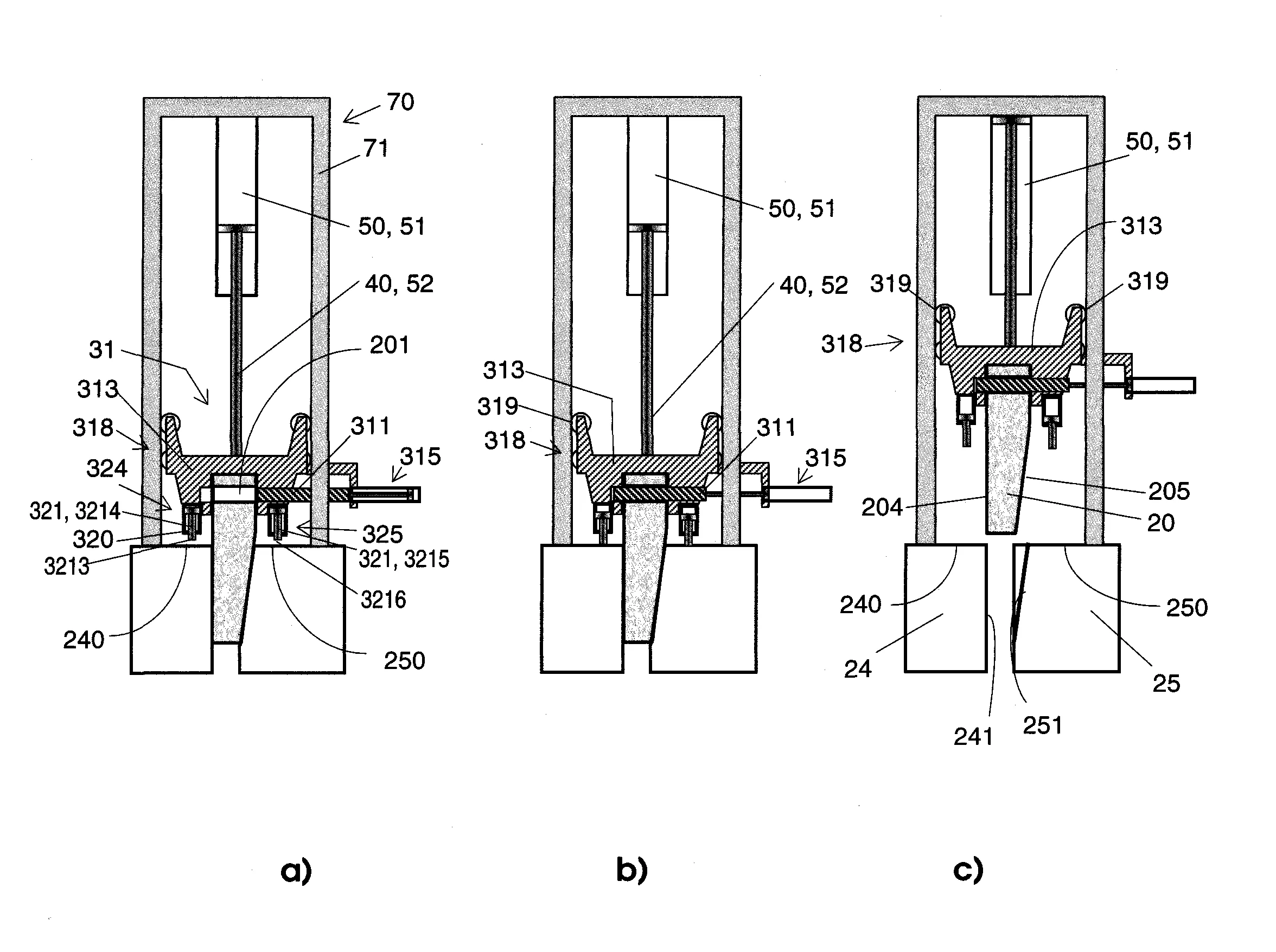 Dispositif extracteur de cales de court-circuitage destine a la mise en circuit d'une cellule d'electrolyse pour la production d'aluminium