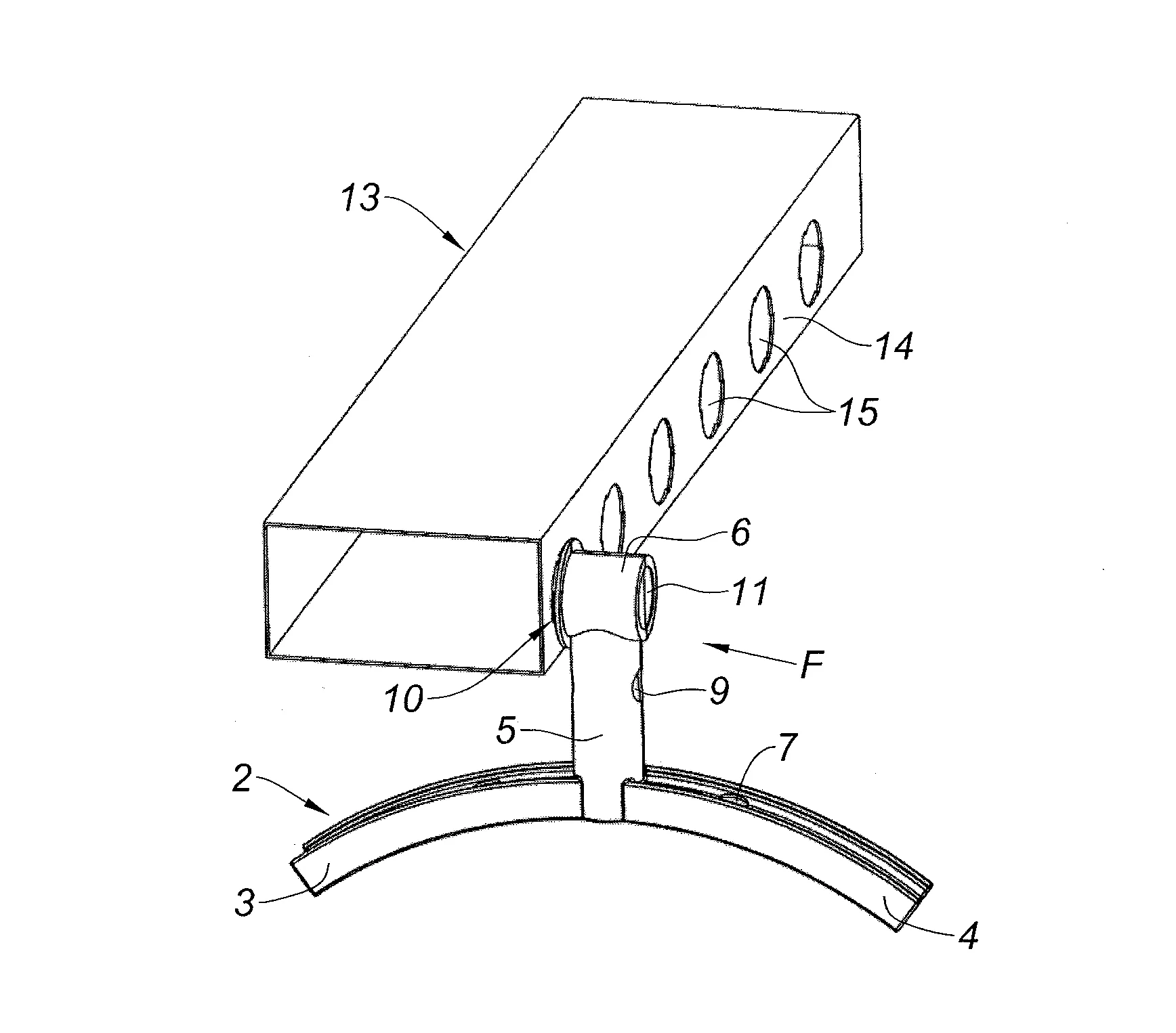 Cintre chauffant, et installation pour le sechage de vetements utilisant ce cintre