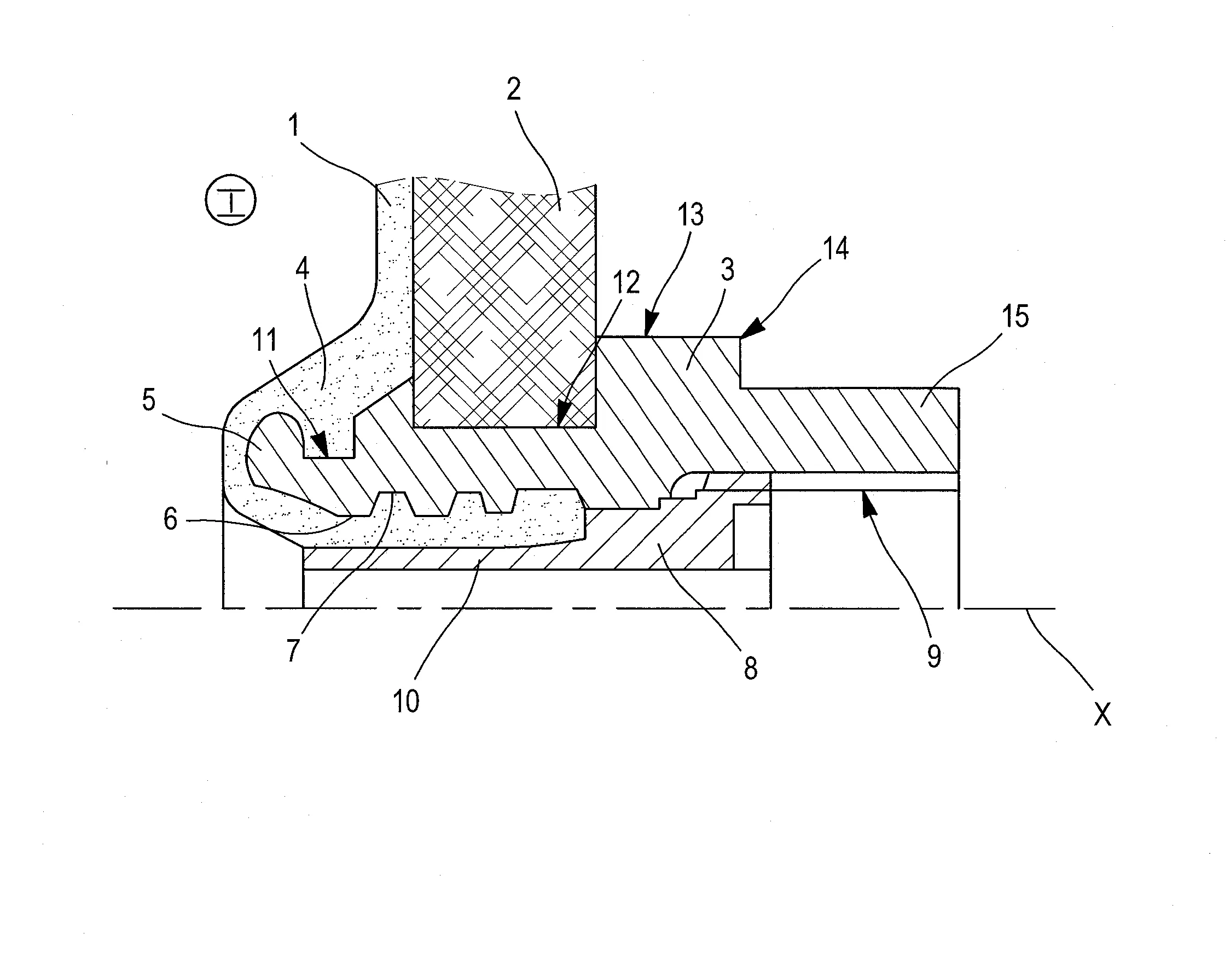 Embout de remplissage pour un reservoir de gaz.