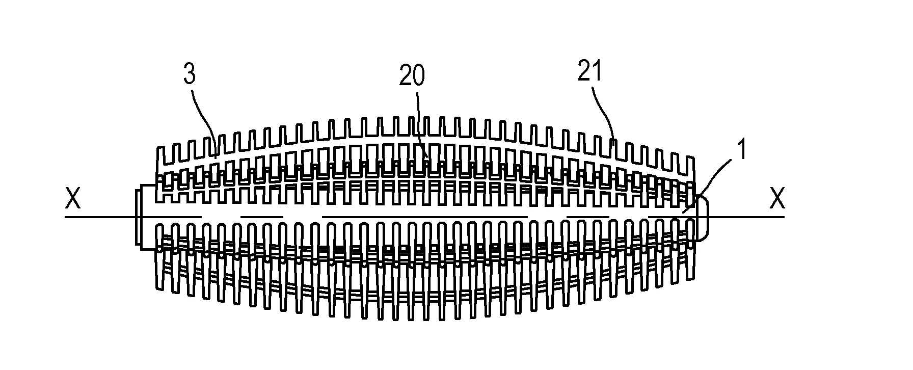 Dispositif applicateur d'un produit sur des fibres keratiniques