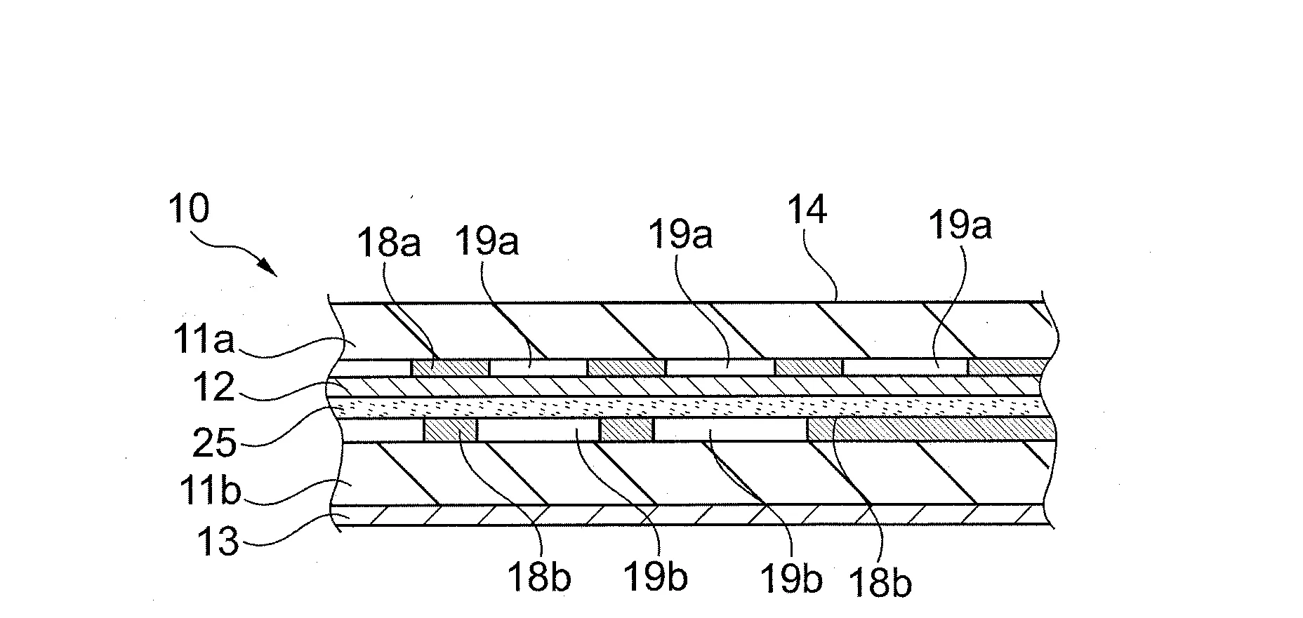 Structure de securite incorporant des compositions phosphorescente et fluorescente