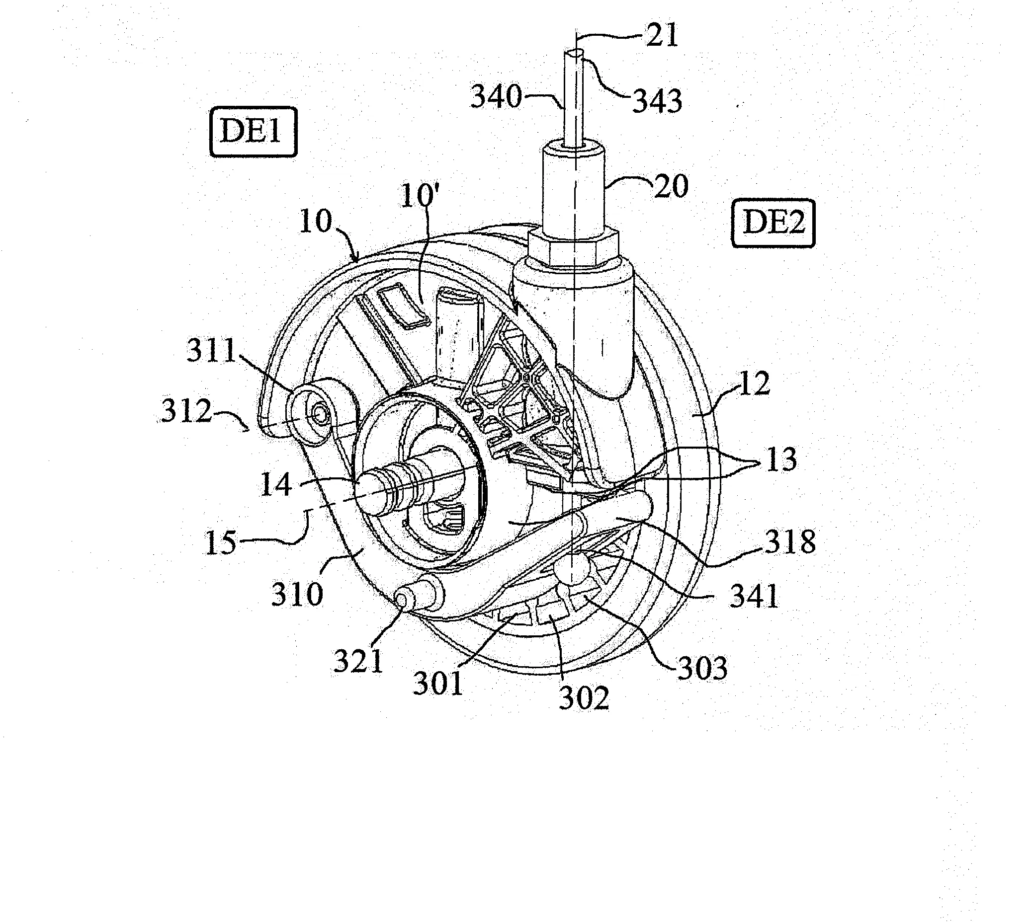 Roulette pour meuble ou analogue avec moyens de blocage