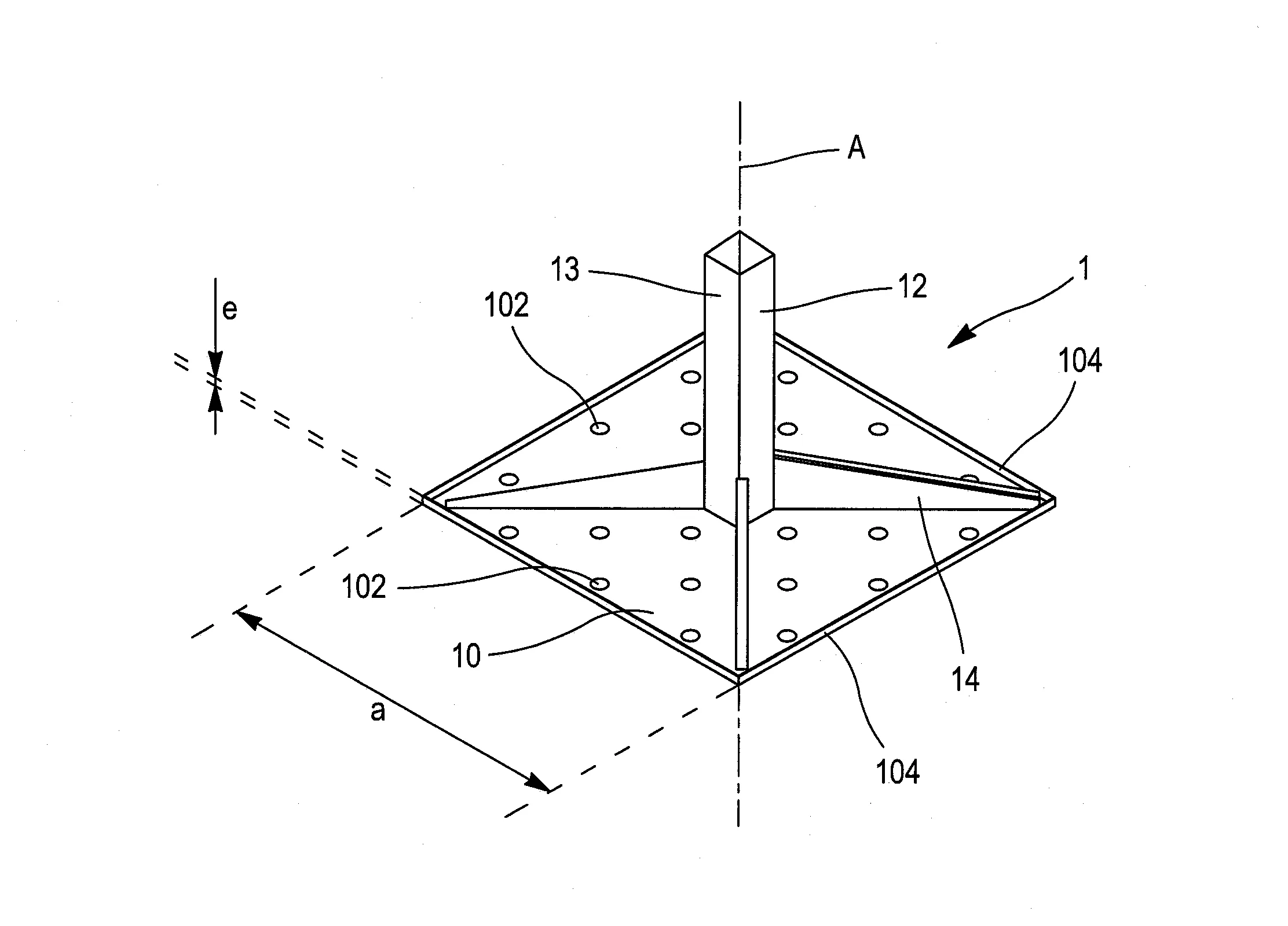 Dispositif d'ancrage sans beton