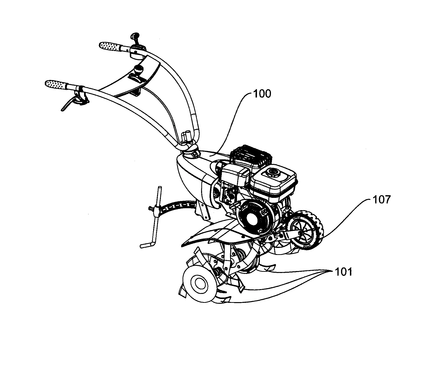 Equipement de motoculture comprenant une boite de vitesses