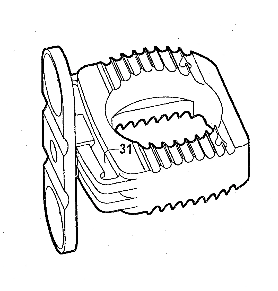 Systeme de cage et de plaque cervicales.