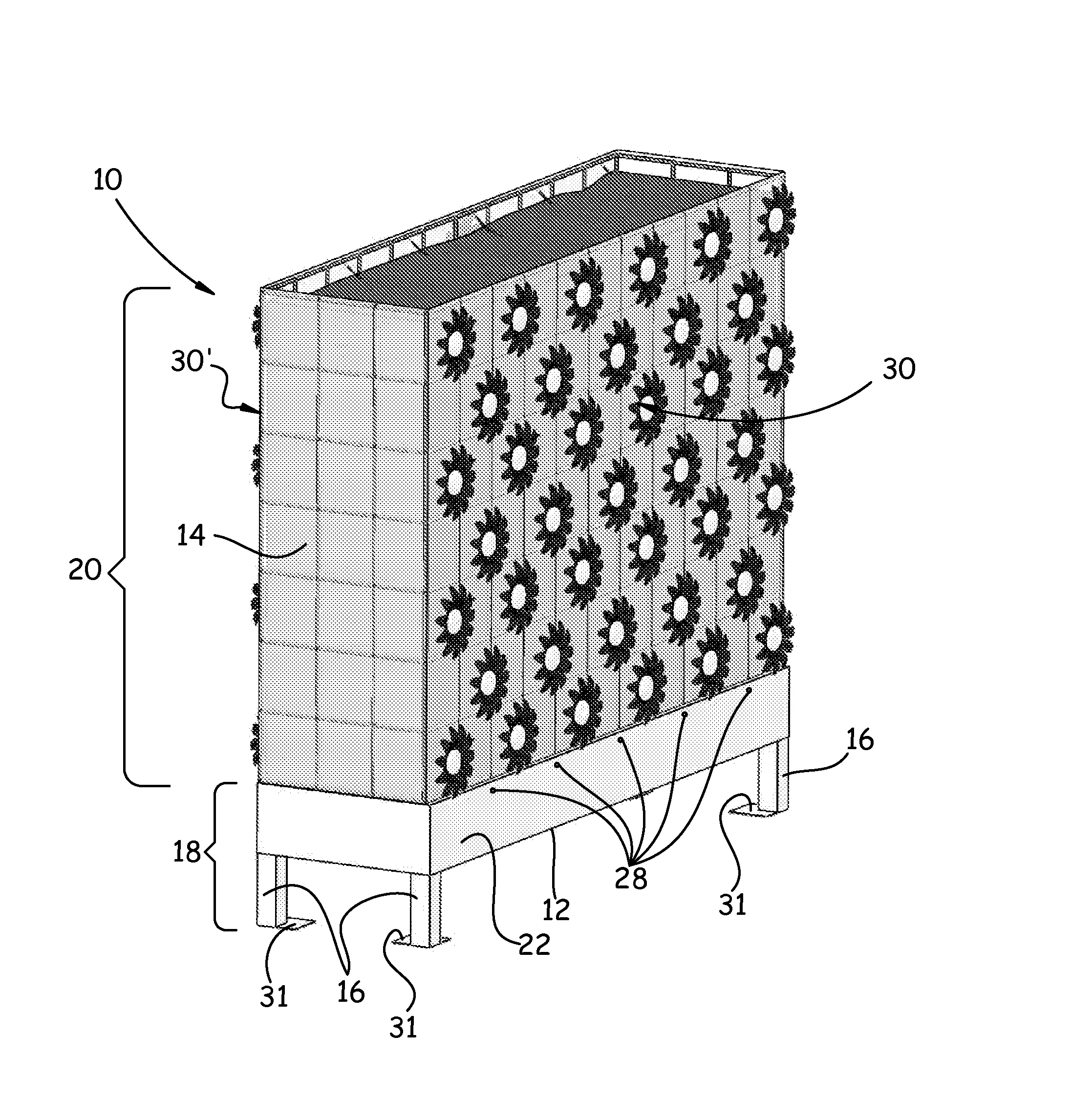 Structure vegetalisee