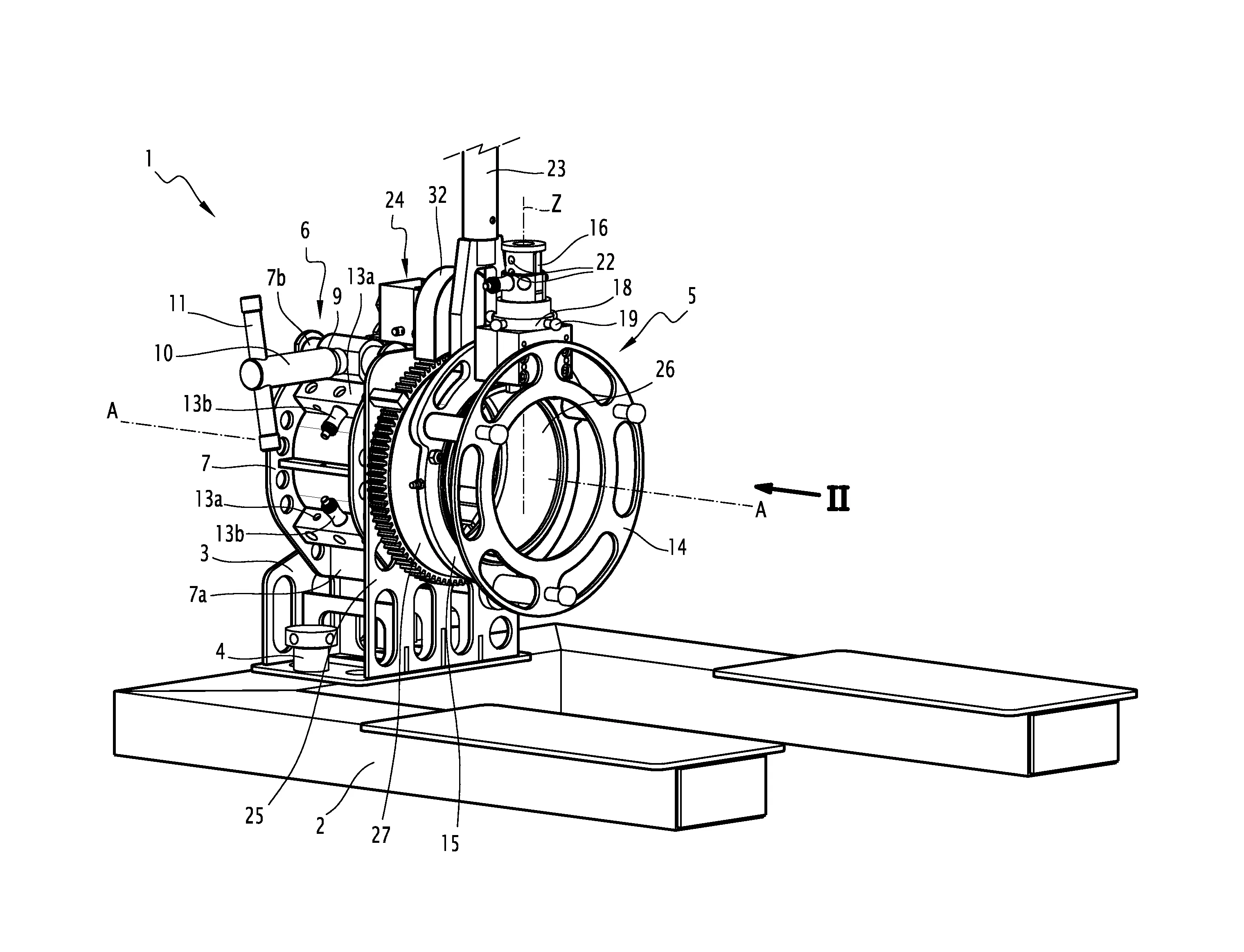 Dispositif de coupe et/ou de chanfreinage d'un element tubulaire