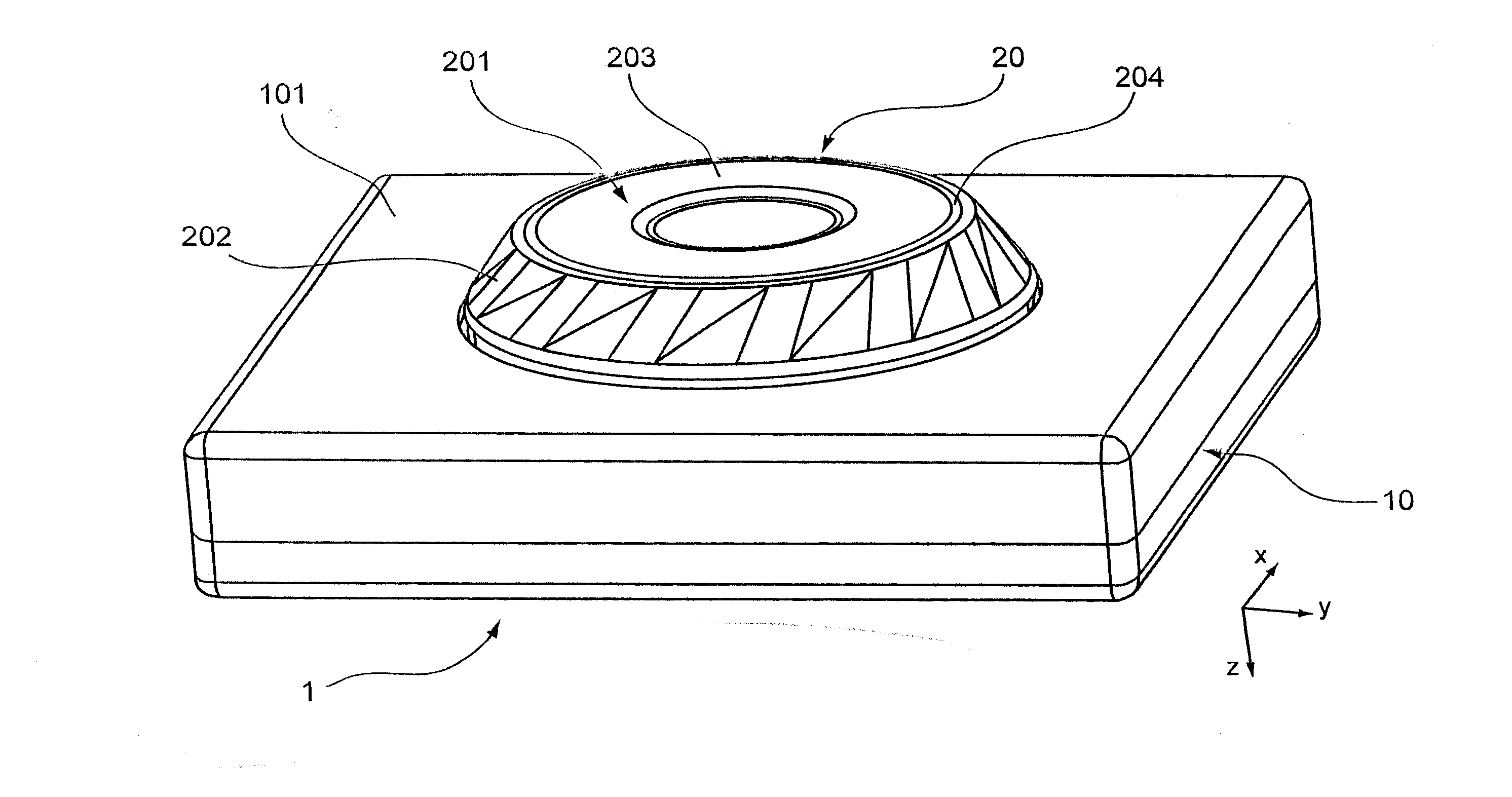 Dispositif de controle d'au moins un signal audio et console de mixage electronique correspondante