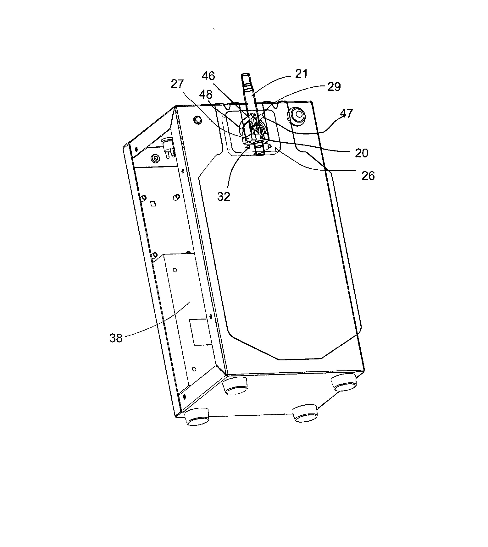 Dispositif destine a rompre au moins un element de fermeture dispose a l'interieur d'un tube souple