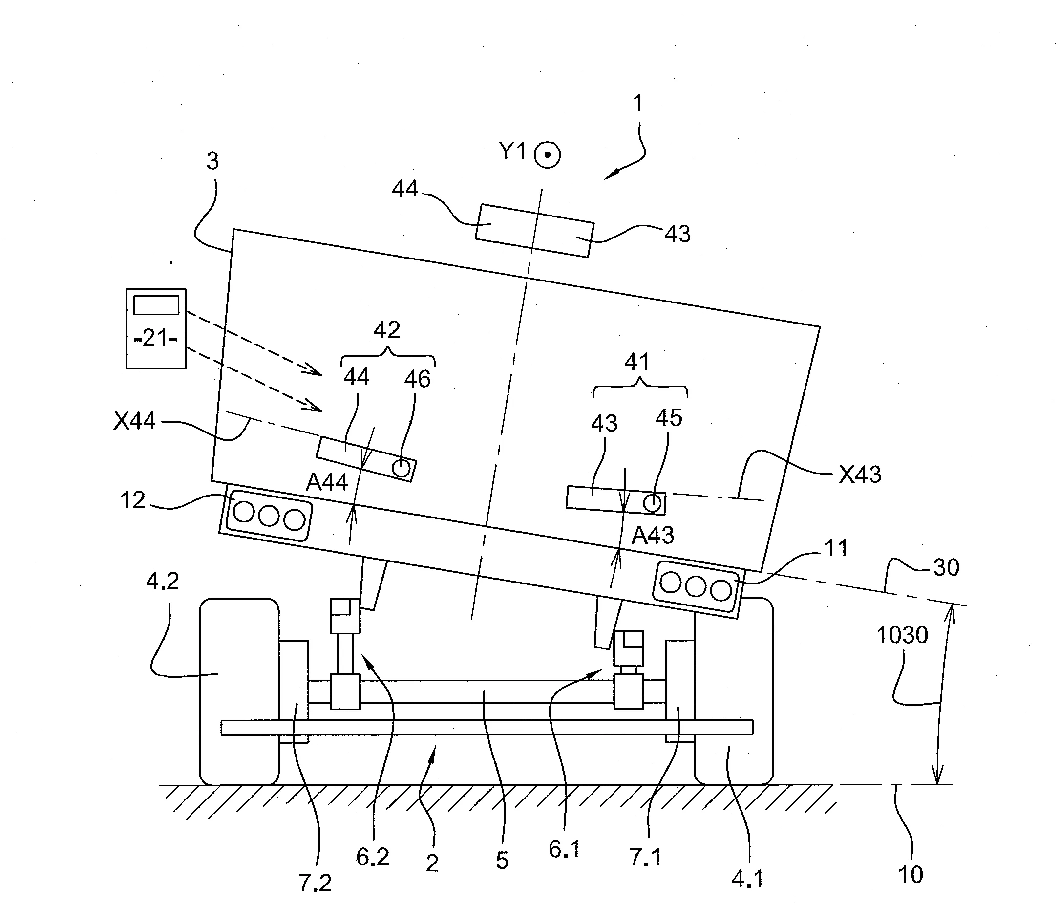 Dispositif pour signaler une anomalie de charge d'une benne basculante