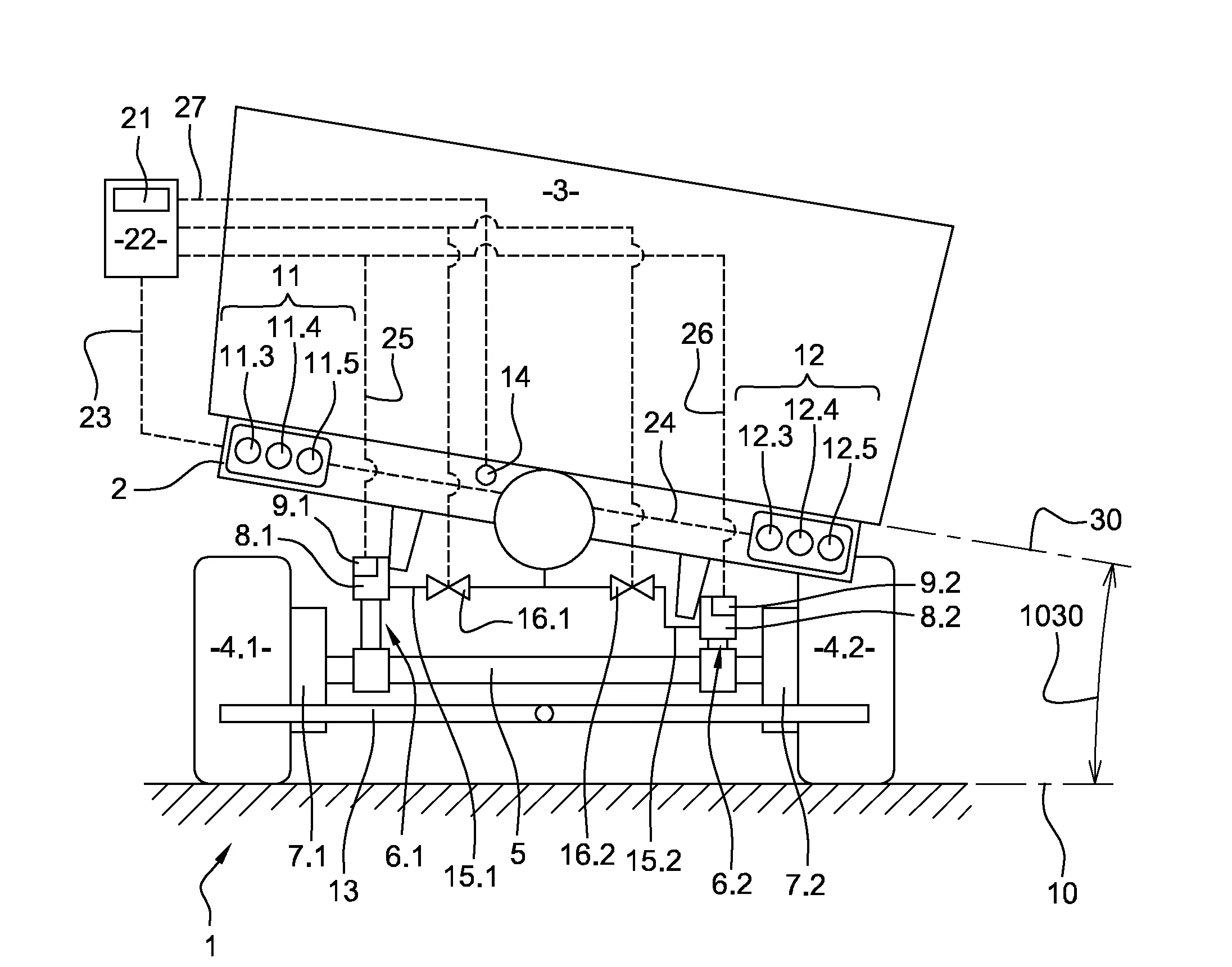 Procede et dispositif pour signaler une anomalie de charge d'une benne basculante