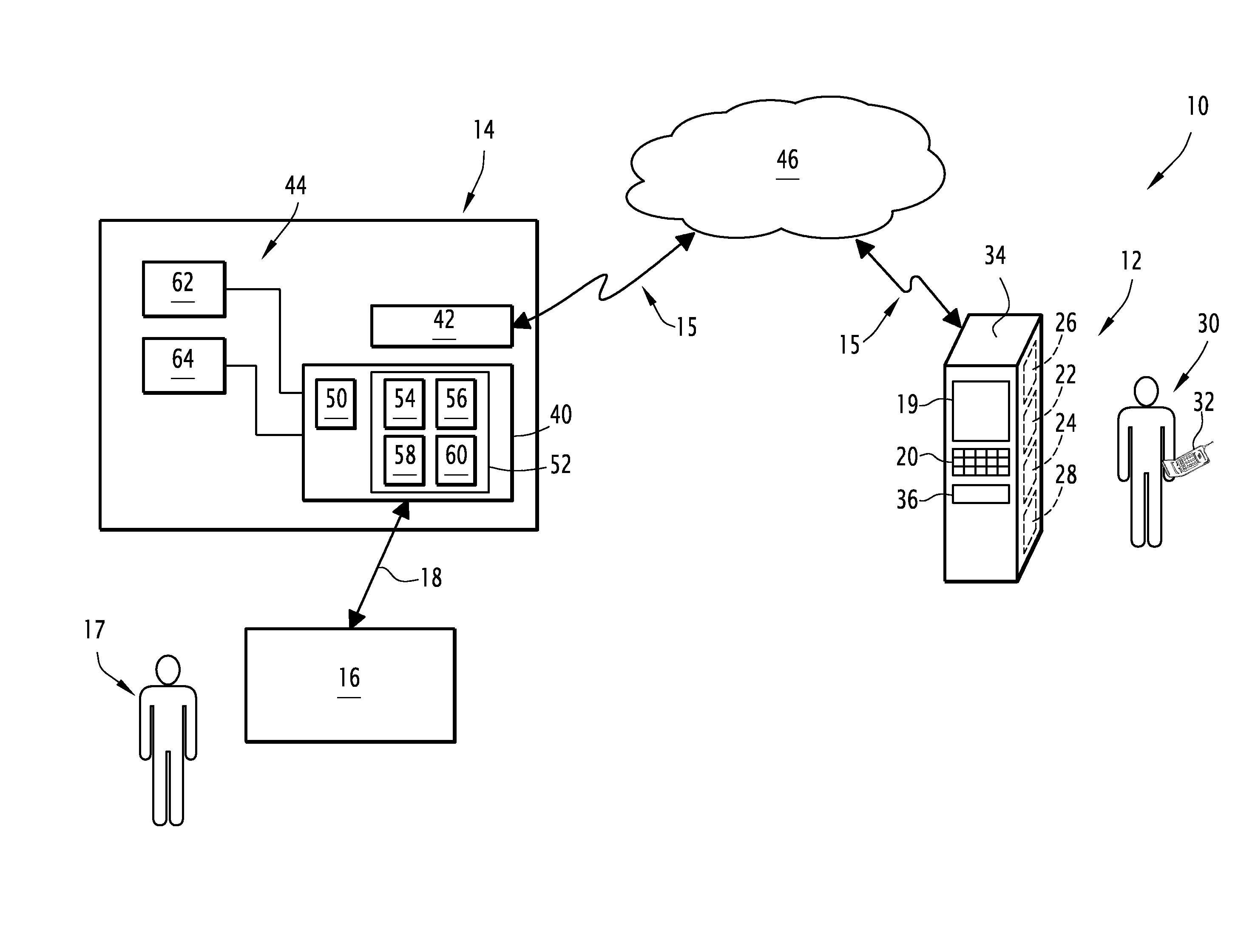 Systeme de teleassistance pour le paiement d'une place de stationnement, comprenant un horodateur de stationnement en voirie et un dispositif de teleassistance.