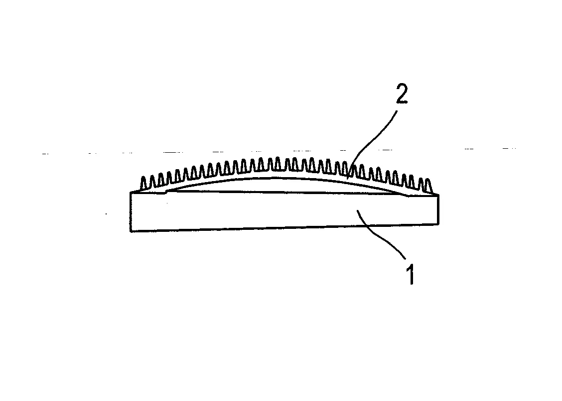 Nouveau dispositif applicateur d'un fluide sur des fibres keratiniques