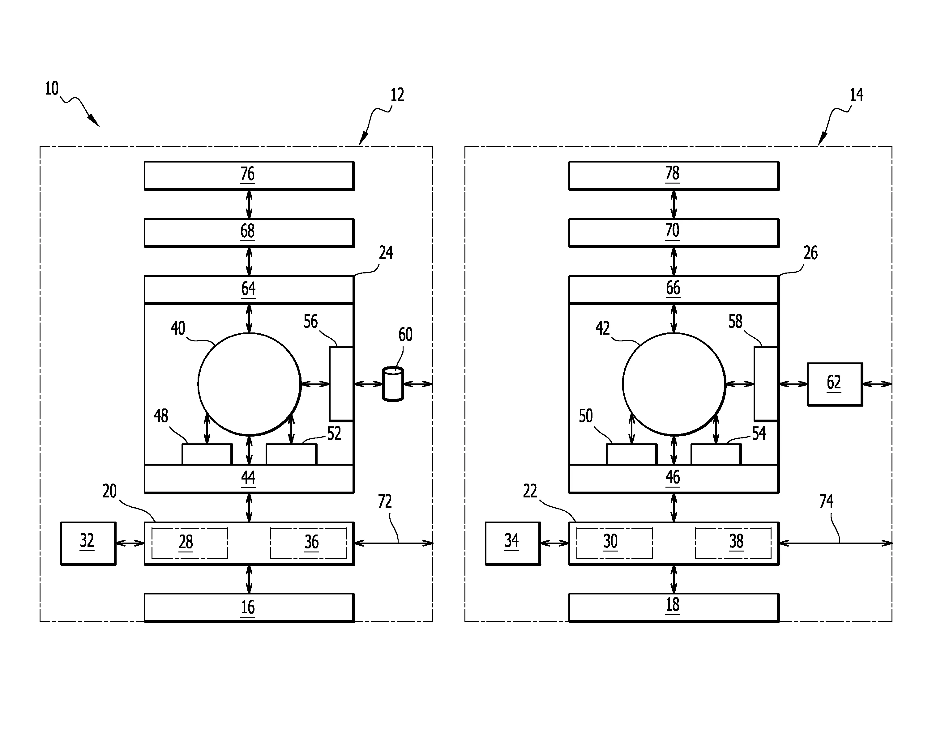 Ensemble de deux equipements billettiques
