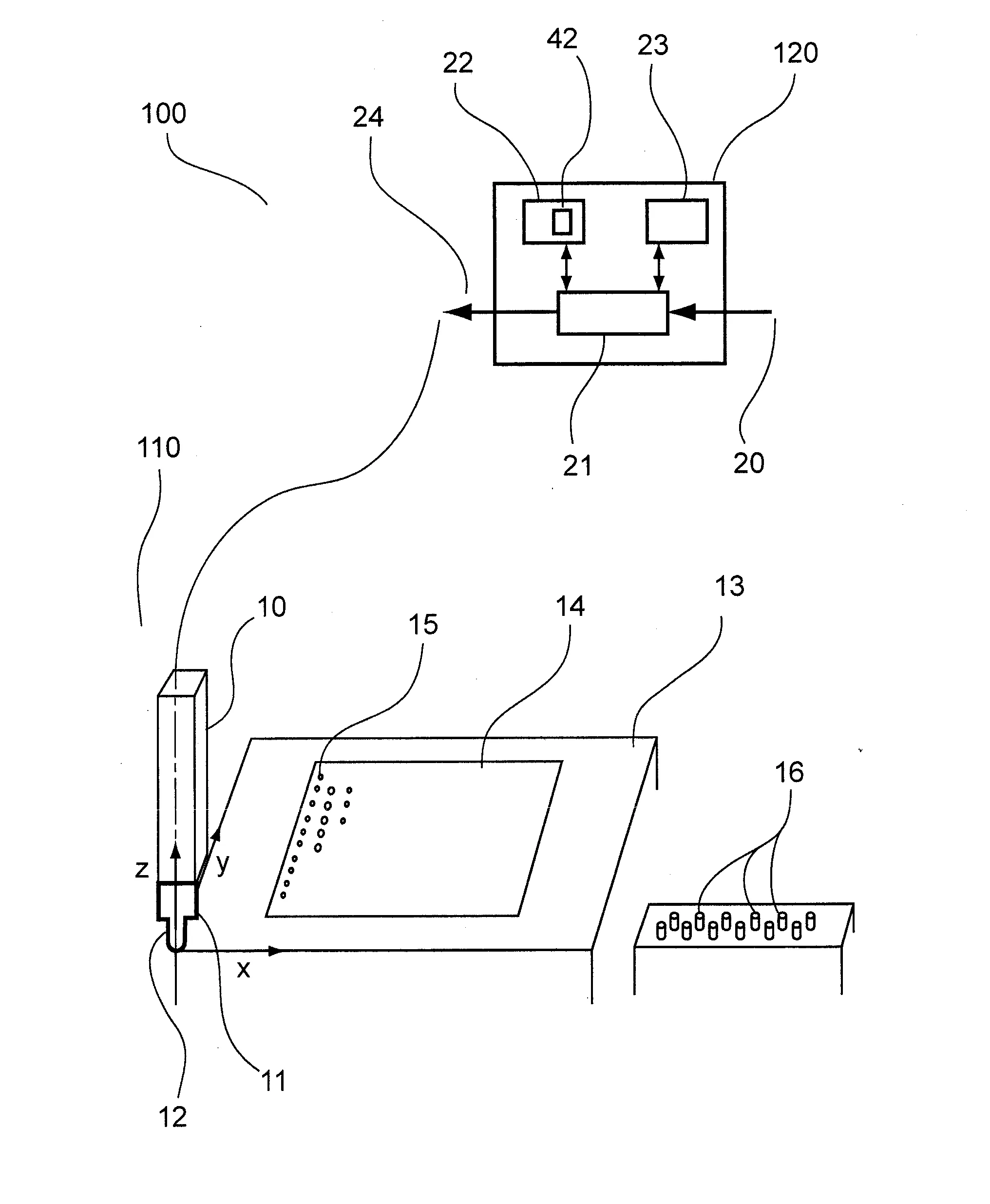 Systeme de report automatique d'une image sur un support micro-perforable et procede correspondant