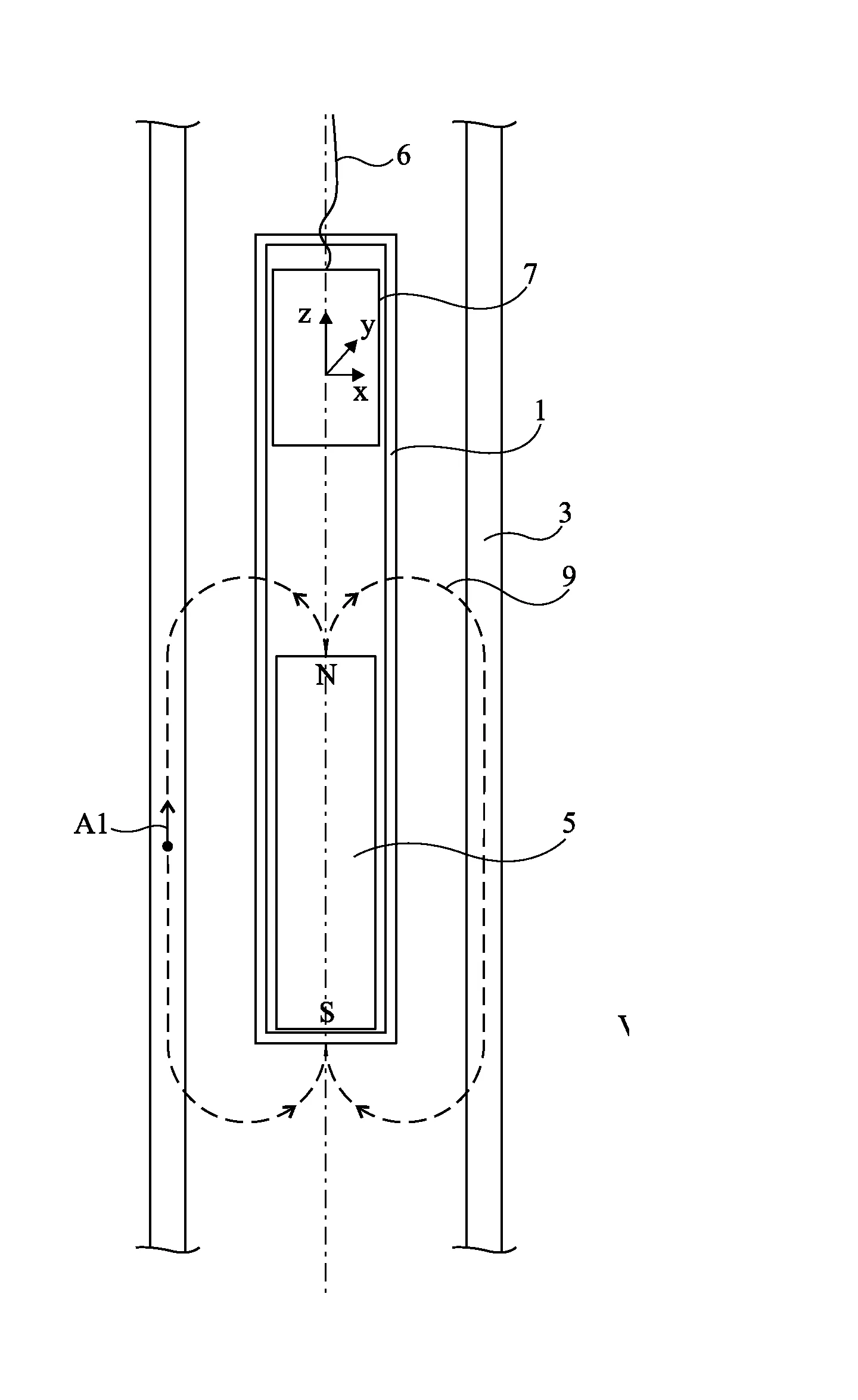 Sonde d'analyse d'un assemblage de tiges ou tubes