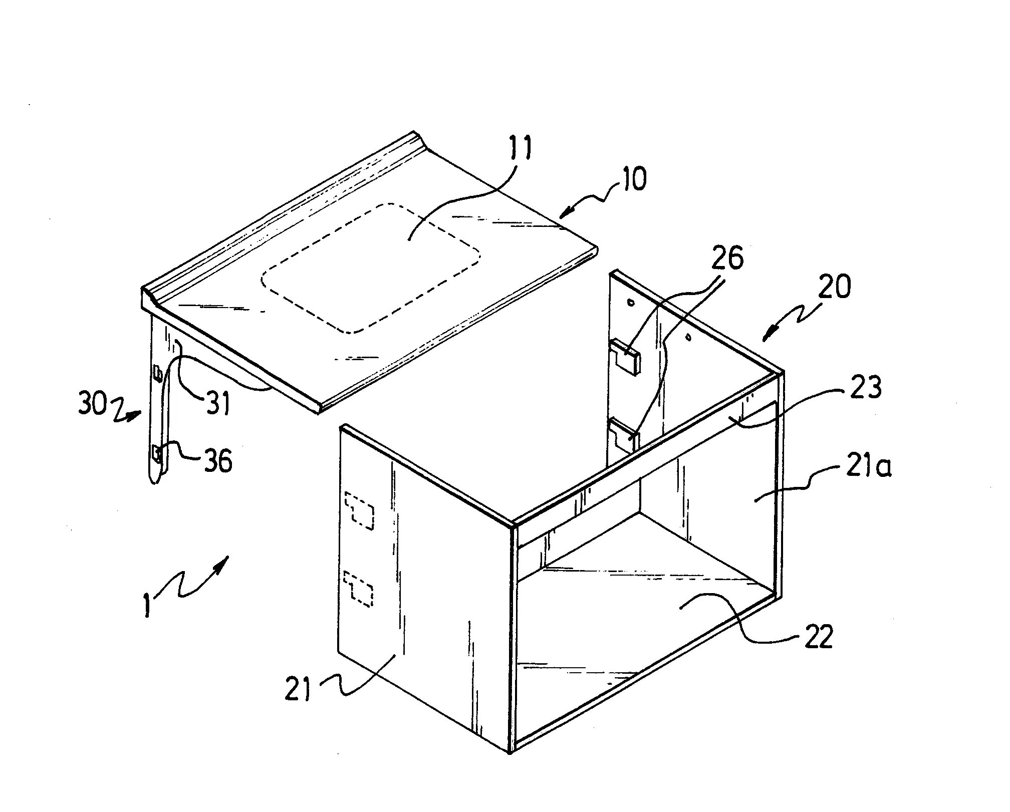 Dispositif de fixation murale d'un meuble et meuble incorporant un tel dispositif