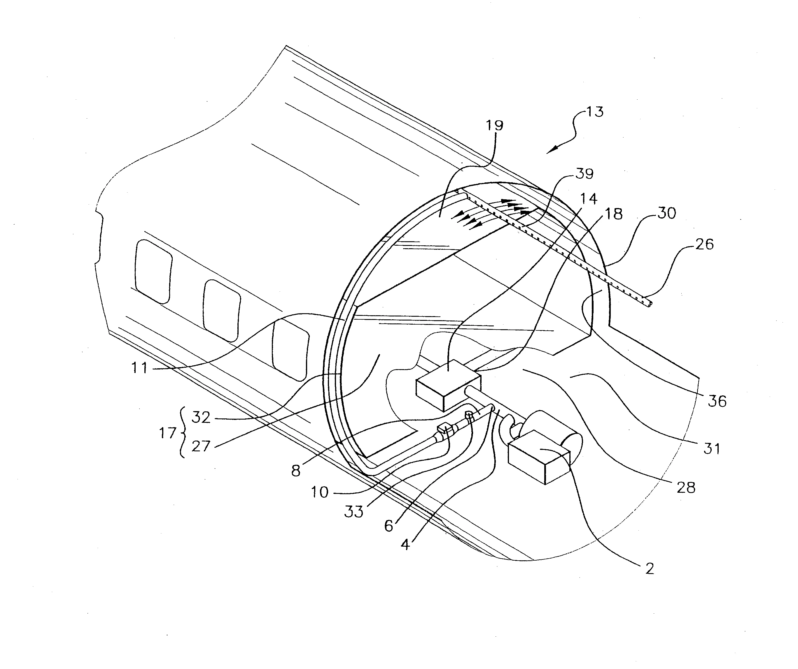Procede et dispositif anti-condensation pour aeronef