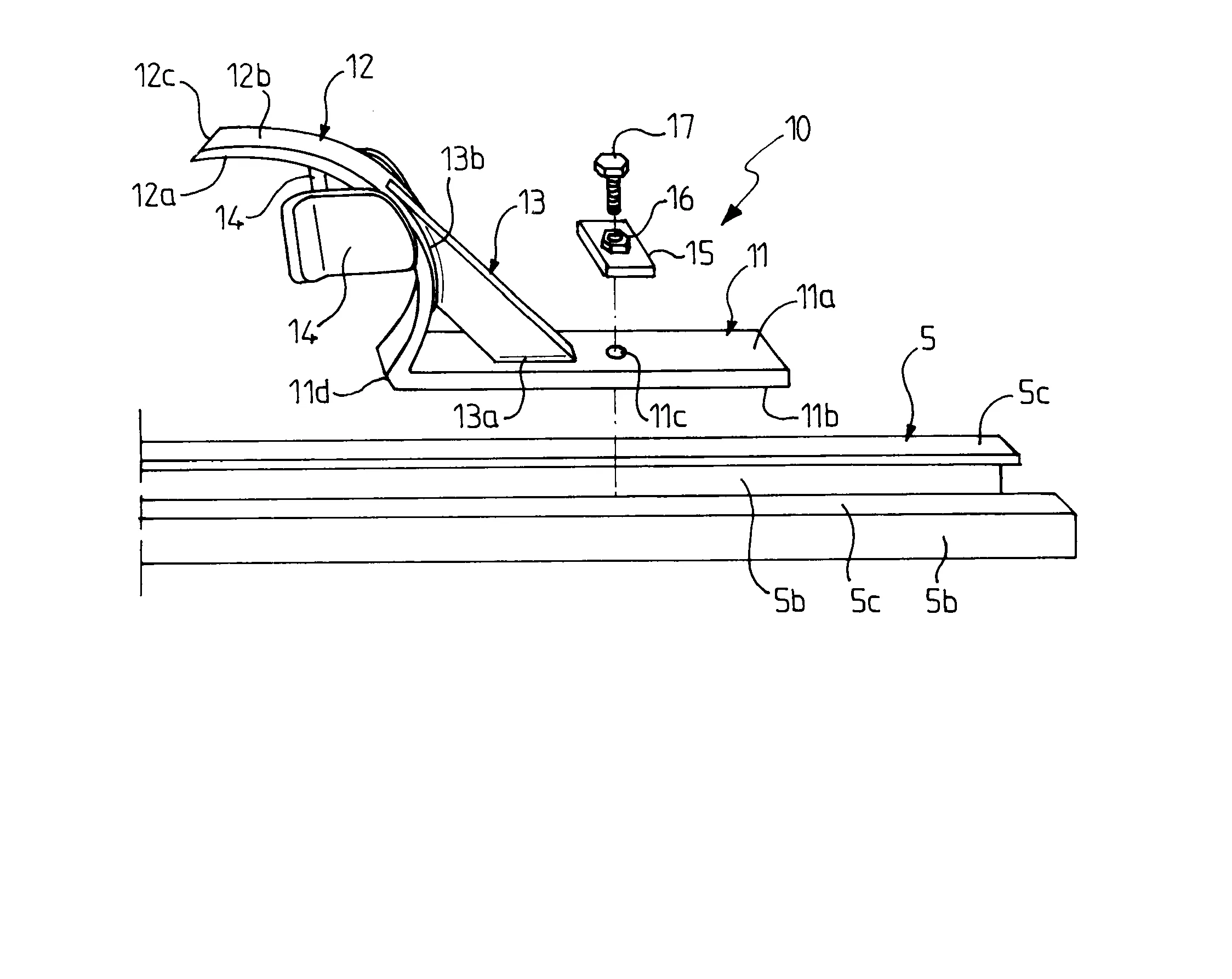 Sabot de bridage d'une roue et dispositif de bridage de roue le comportant
