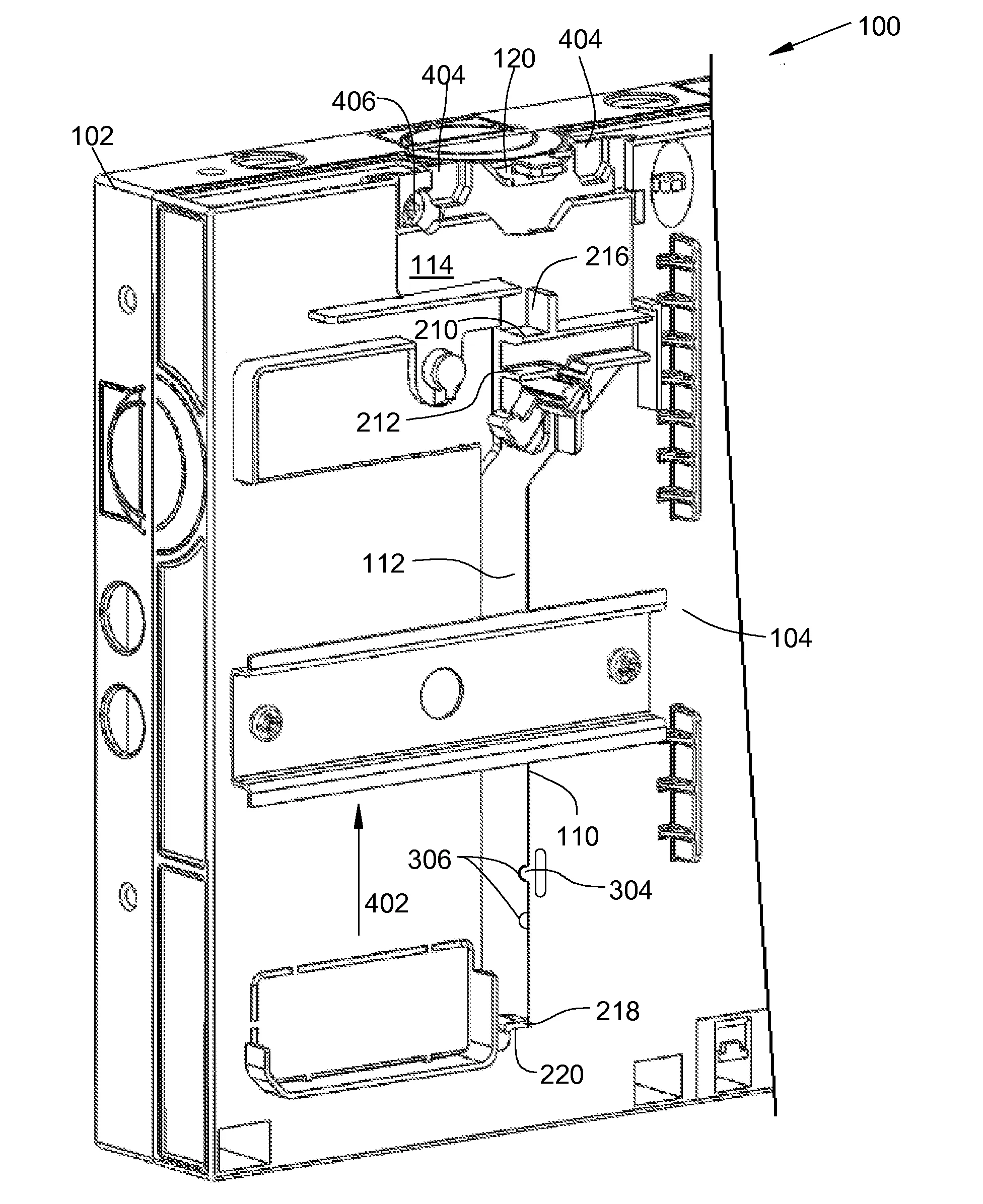 Panneau de controle equipe susceptible de recevoir un compteur electrique d'un premier type et un compteur electrique d'un deuxieme type