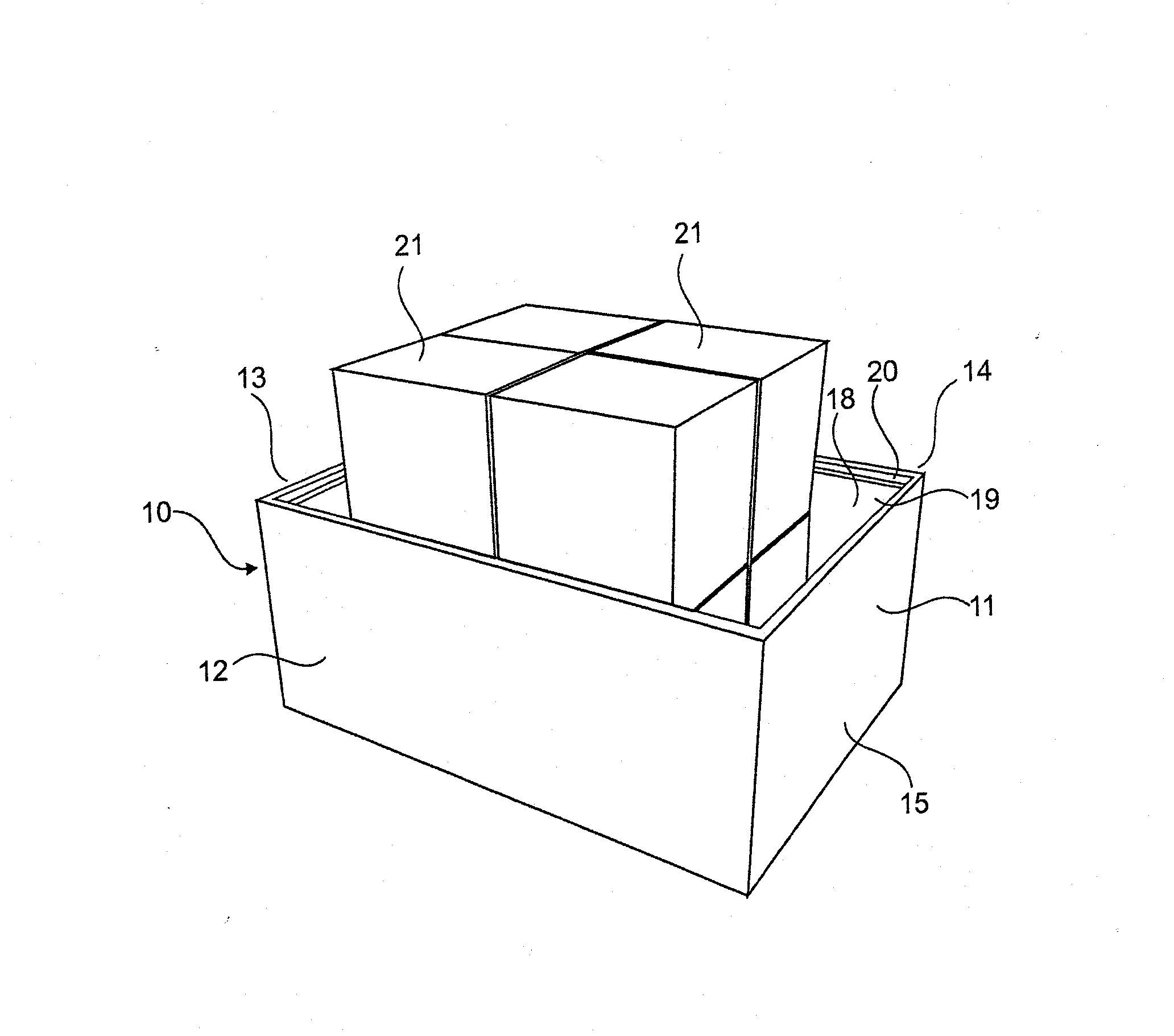Dispositif de conditionnement isotherme modulable.