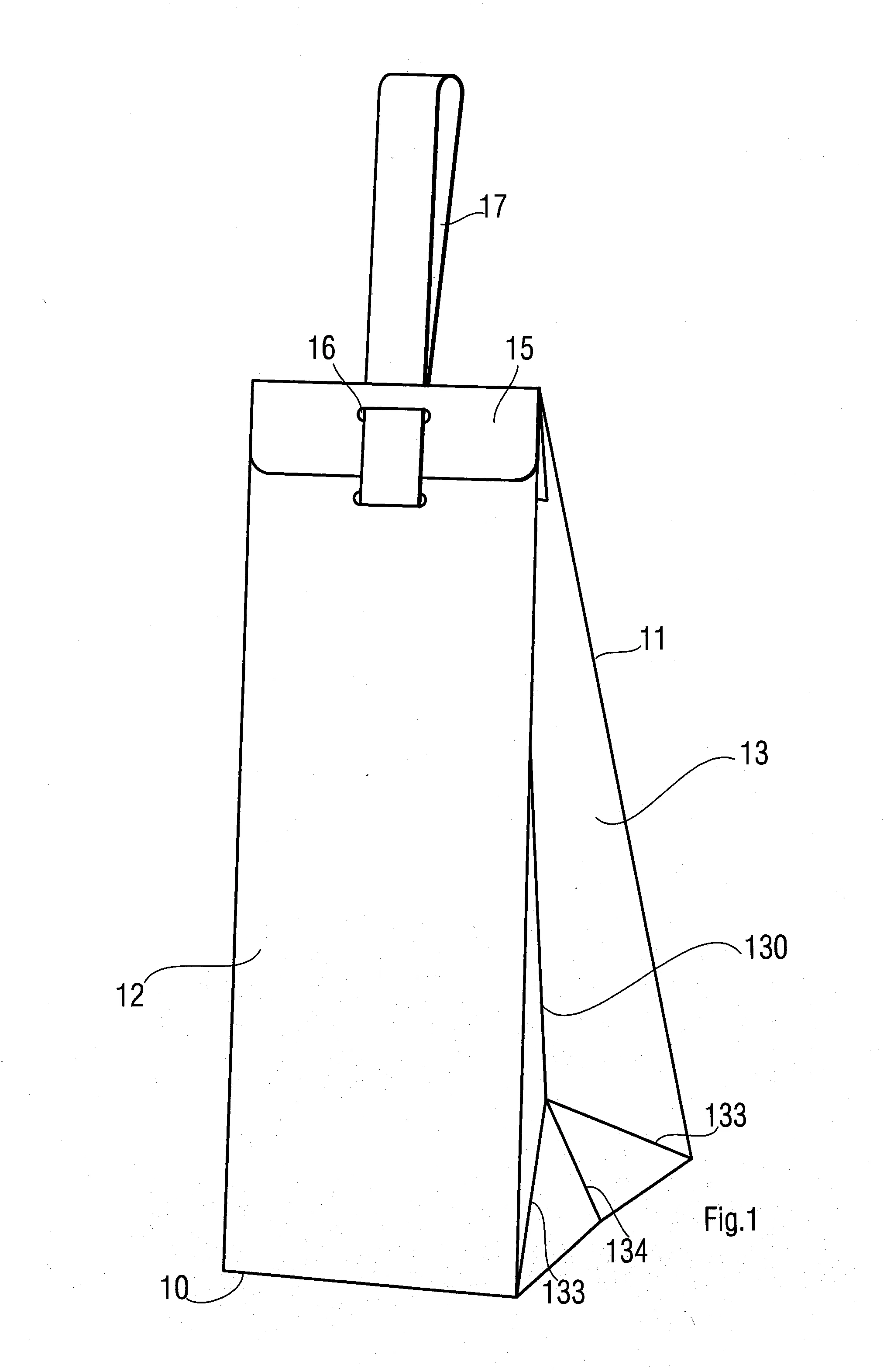 Sac pour le conditionnement et le transport a la main d'objets pesants