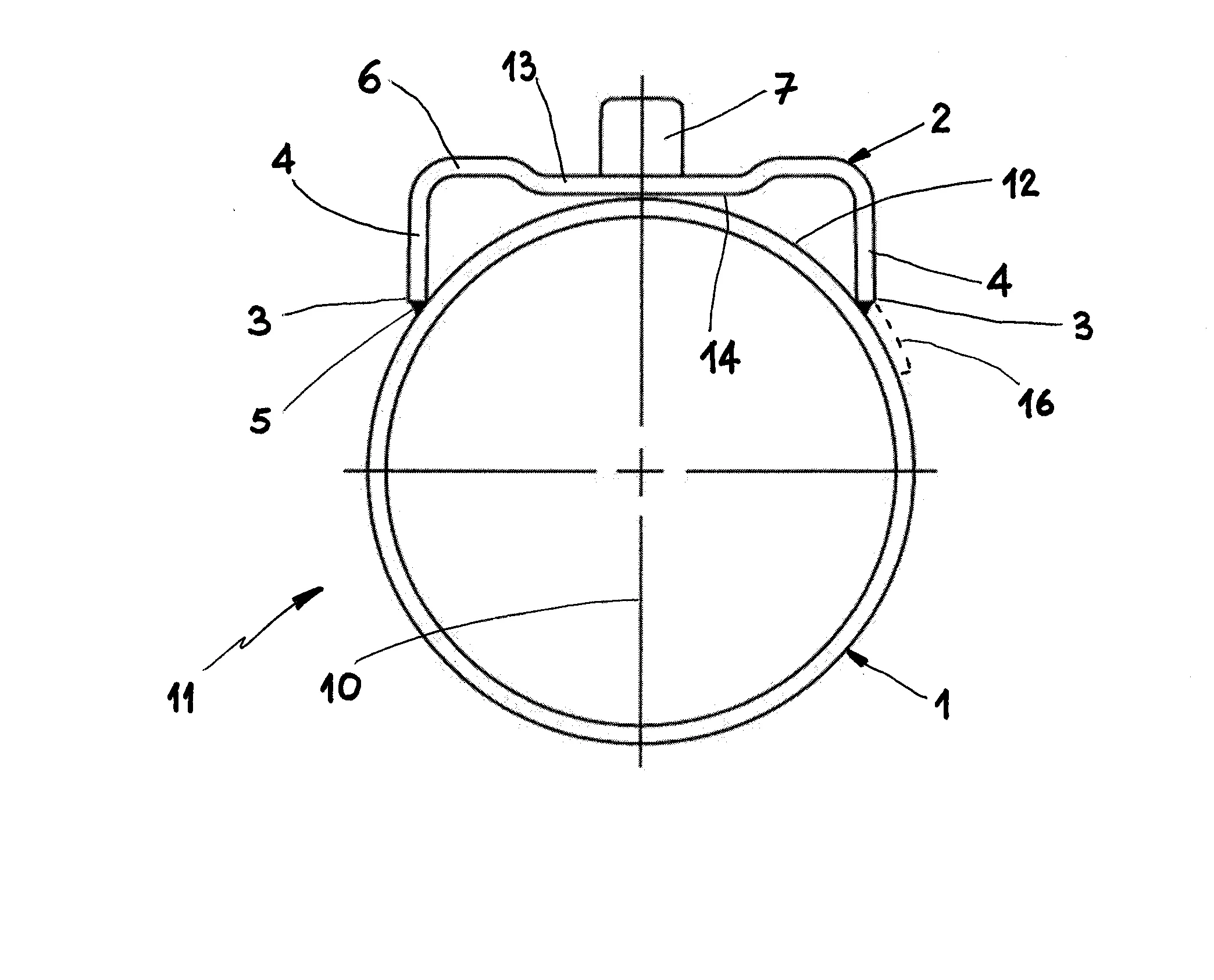 Perfectionnement aux poteaux de cloture metalliques ayant la forme de profiles tubulaires