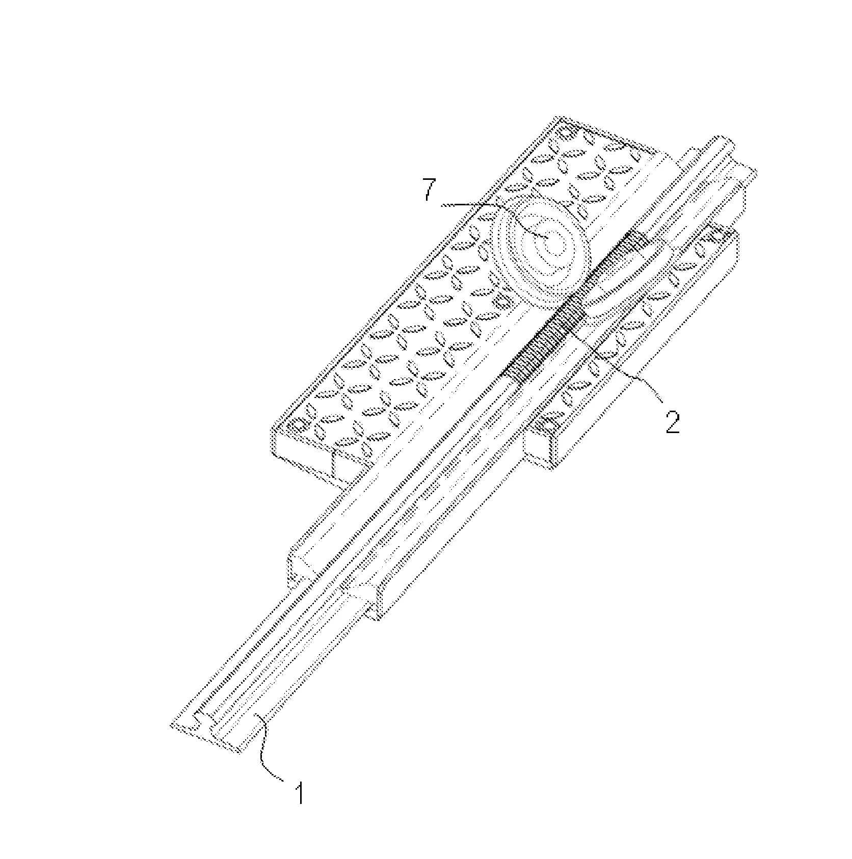 Dispositif de dilatation d'un rail de guidage