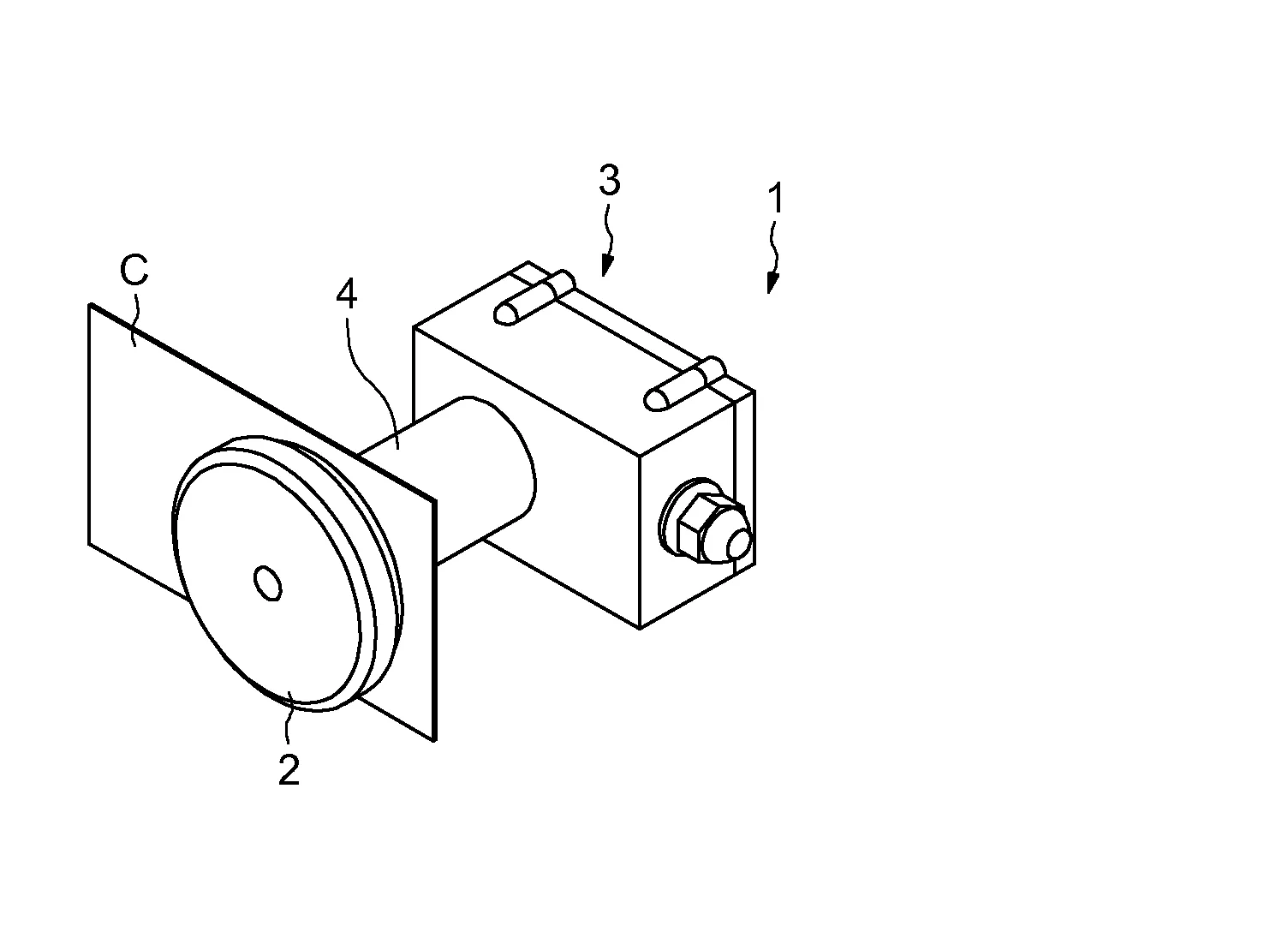 Dispositif interrupteur de commande d'un equipement auxiliaire d'une machine