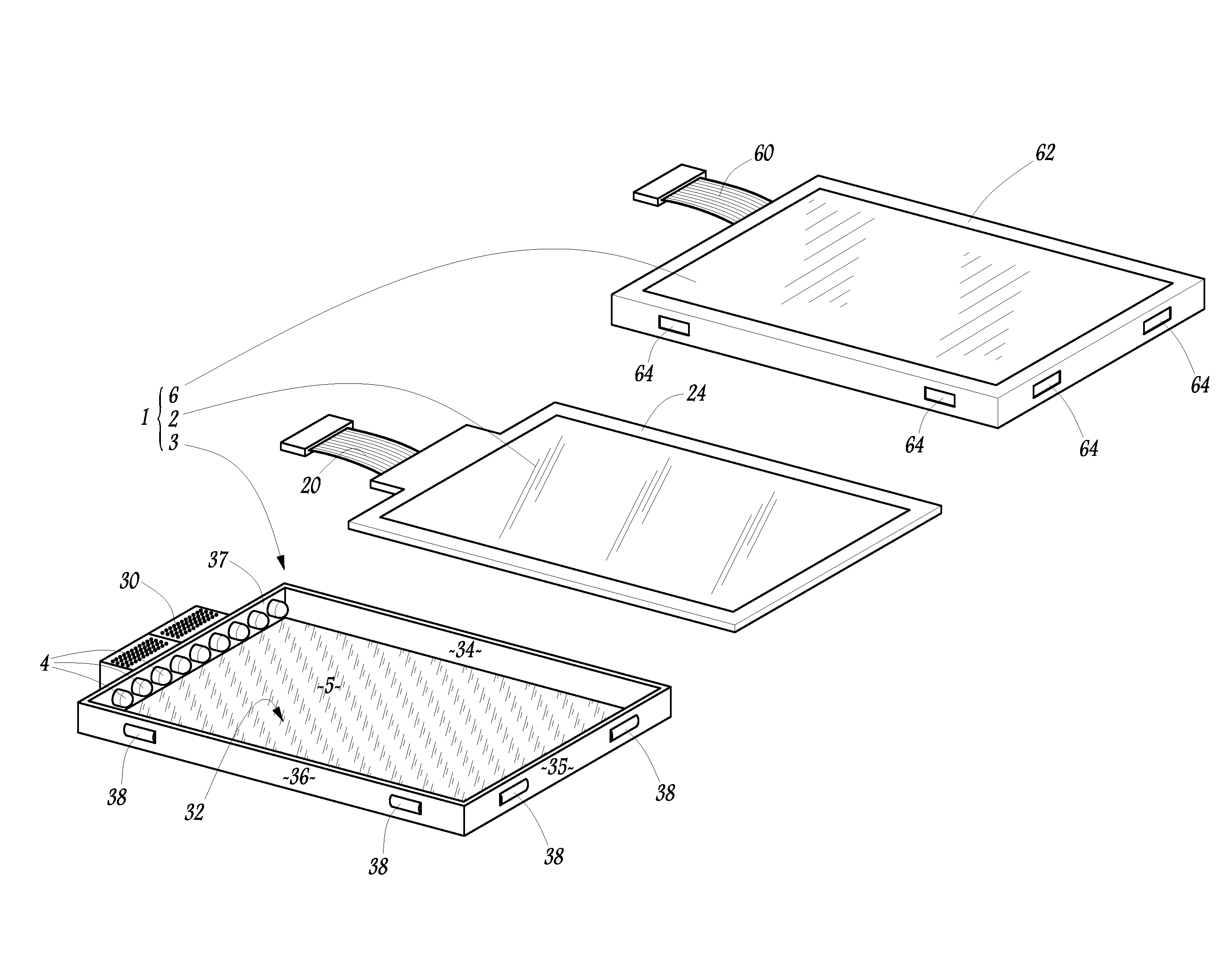 Methode de gestion de l'affichage d'un afficheur retro-eclaire et unite de commande comprenant un tel afficheur