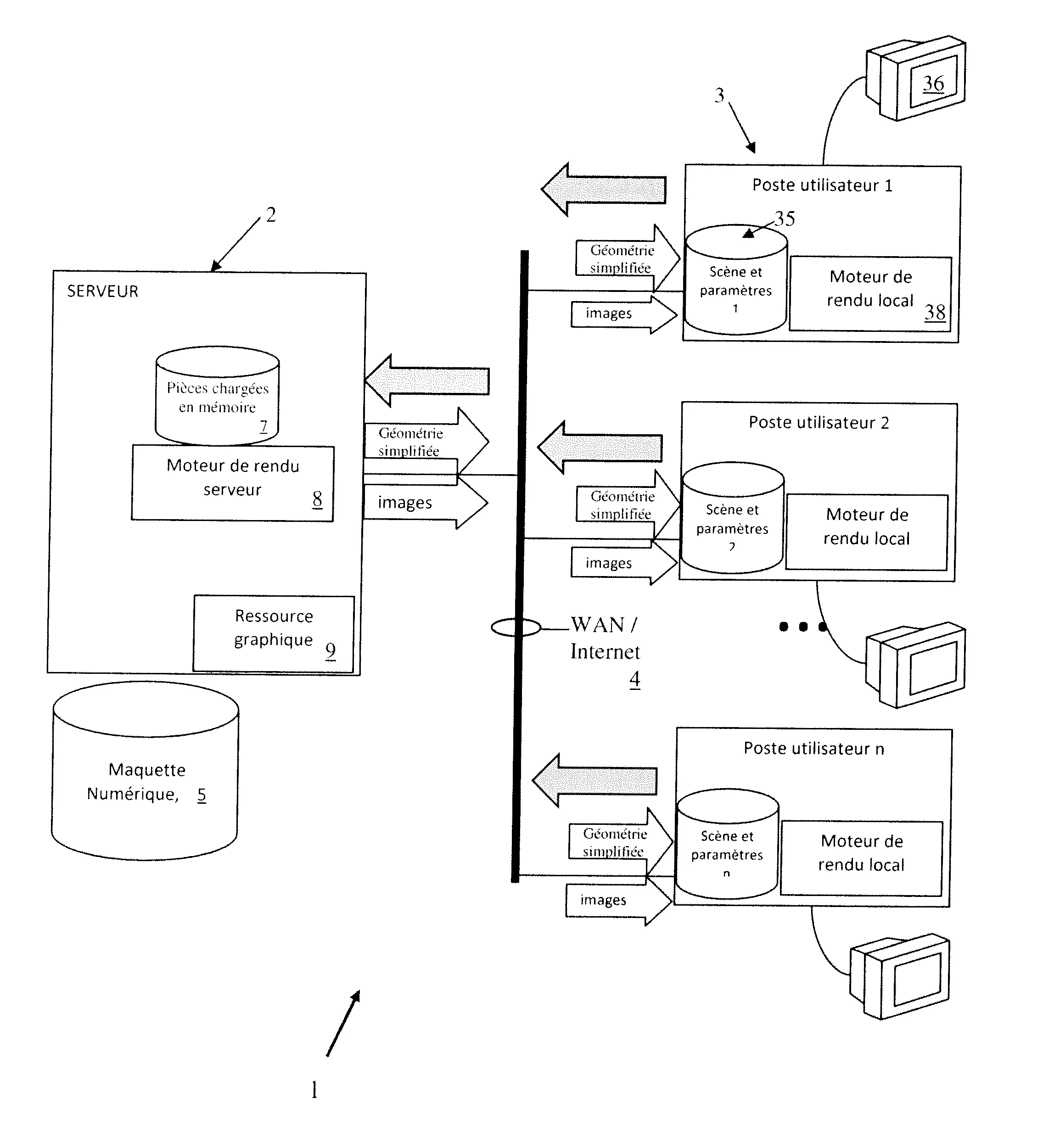 Consultation de maquettes numeriques a partir de postes legers
