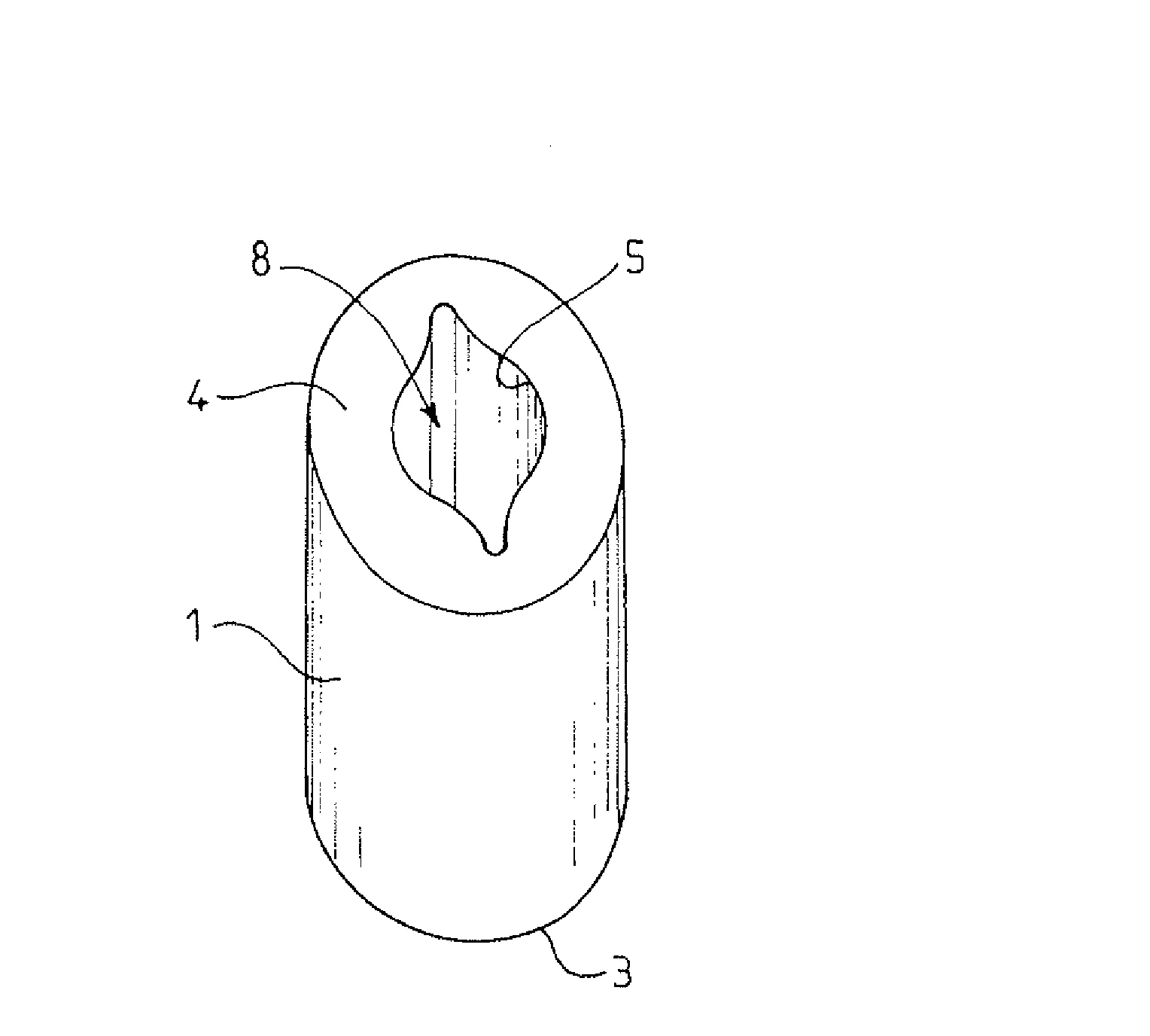 Dispositif de maintien d'un tube souple, scelle a une extremite, et destine a contenir un produit visqueux