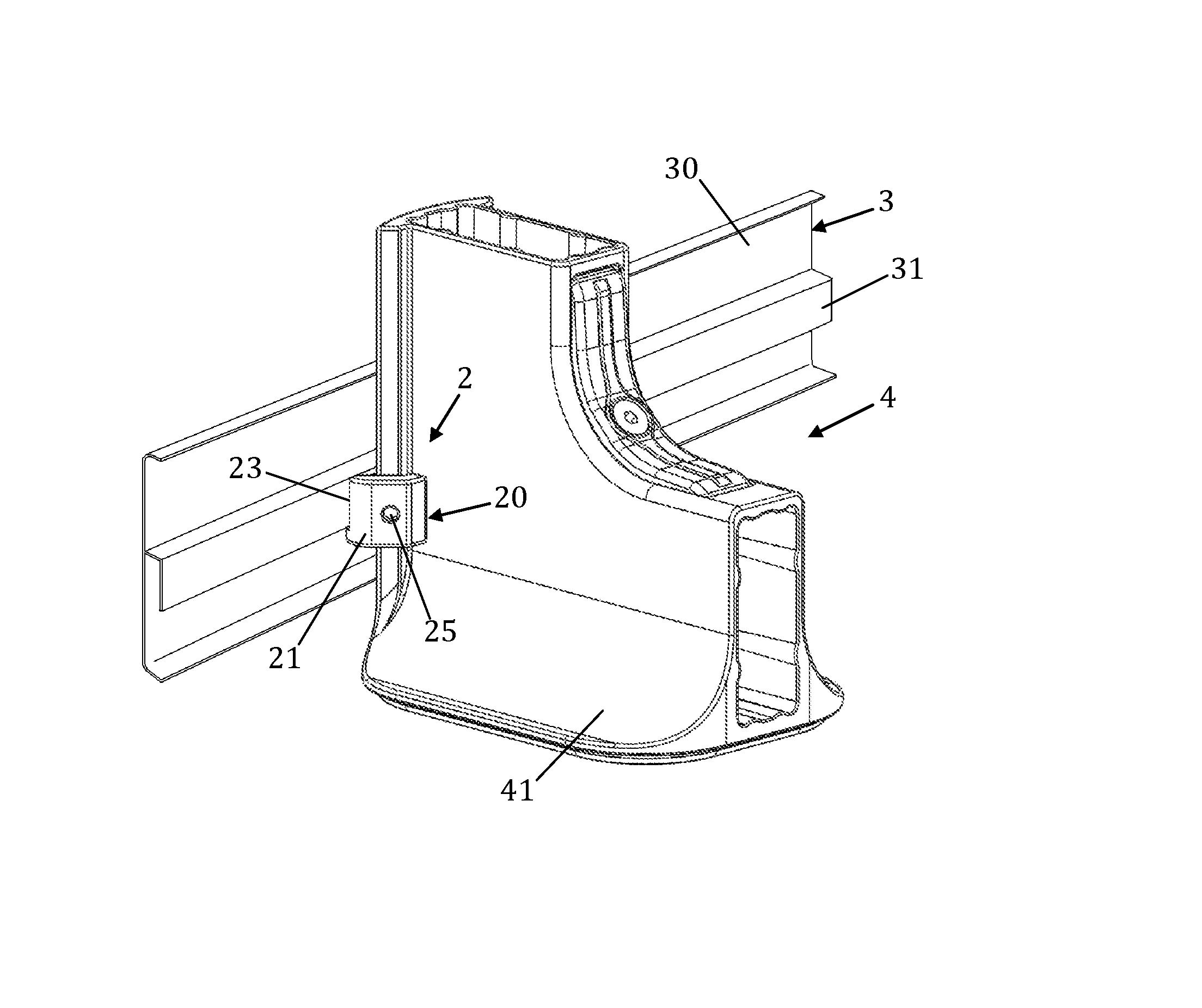 Dispositif de fixation d’une plinthe sur un garde-corps