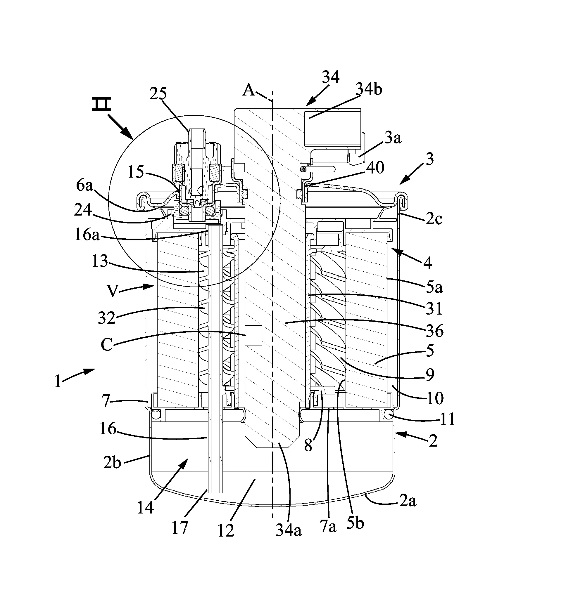Filtre a carburant avec purge d'eau et element filtrant pour un tel filtre