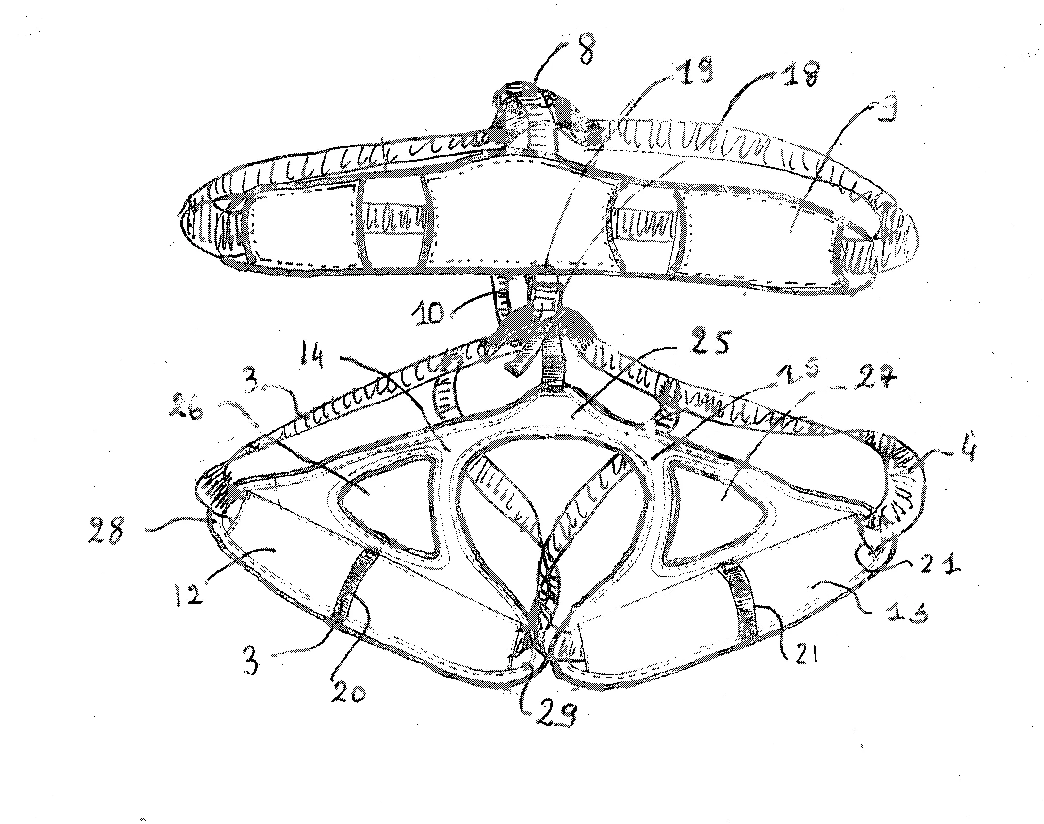 Harnais de securite.