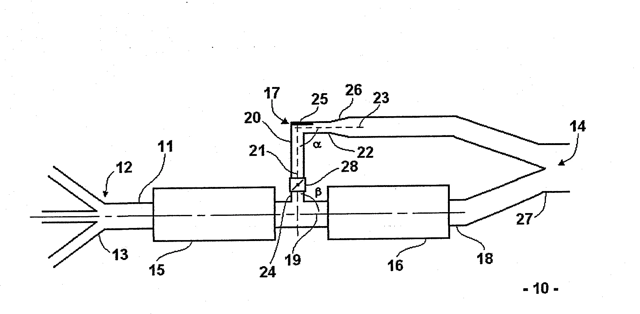 Systeme d'echappement de vehicule avec modulation sonore.