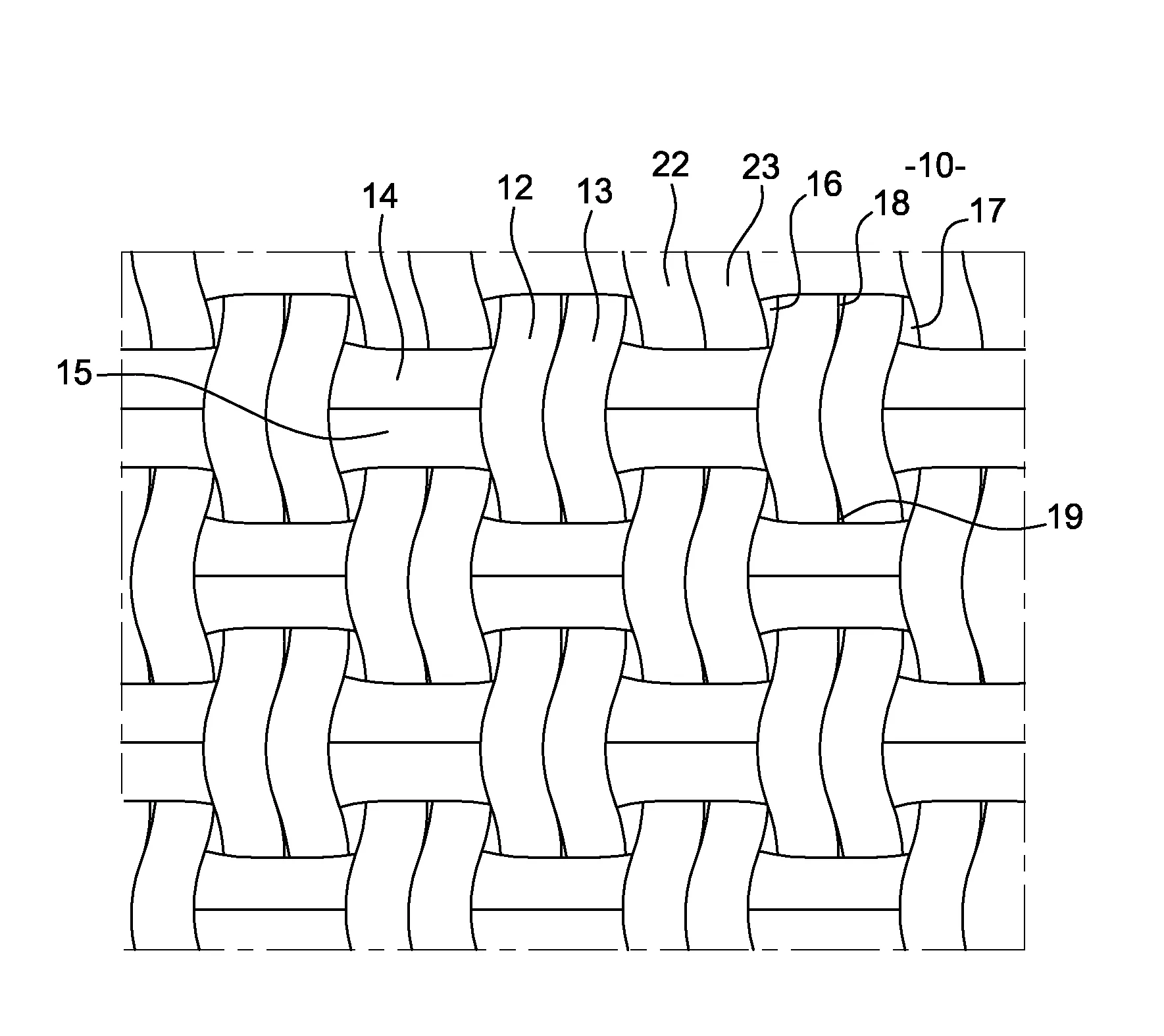 Nappe textile apte a absorber des ondes sonores