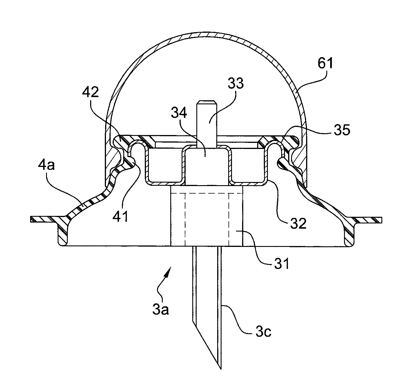 Procede de realisation de dispositif recharge pour boitier diffuseur rechargeable
et dispositif recharge adapte